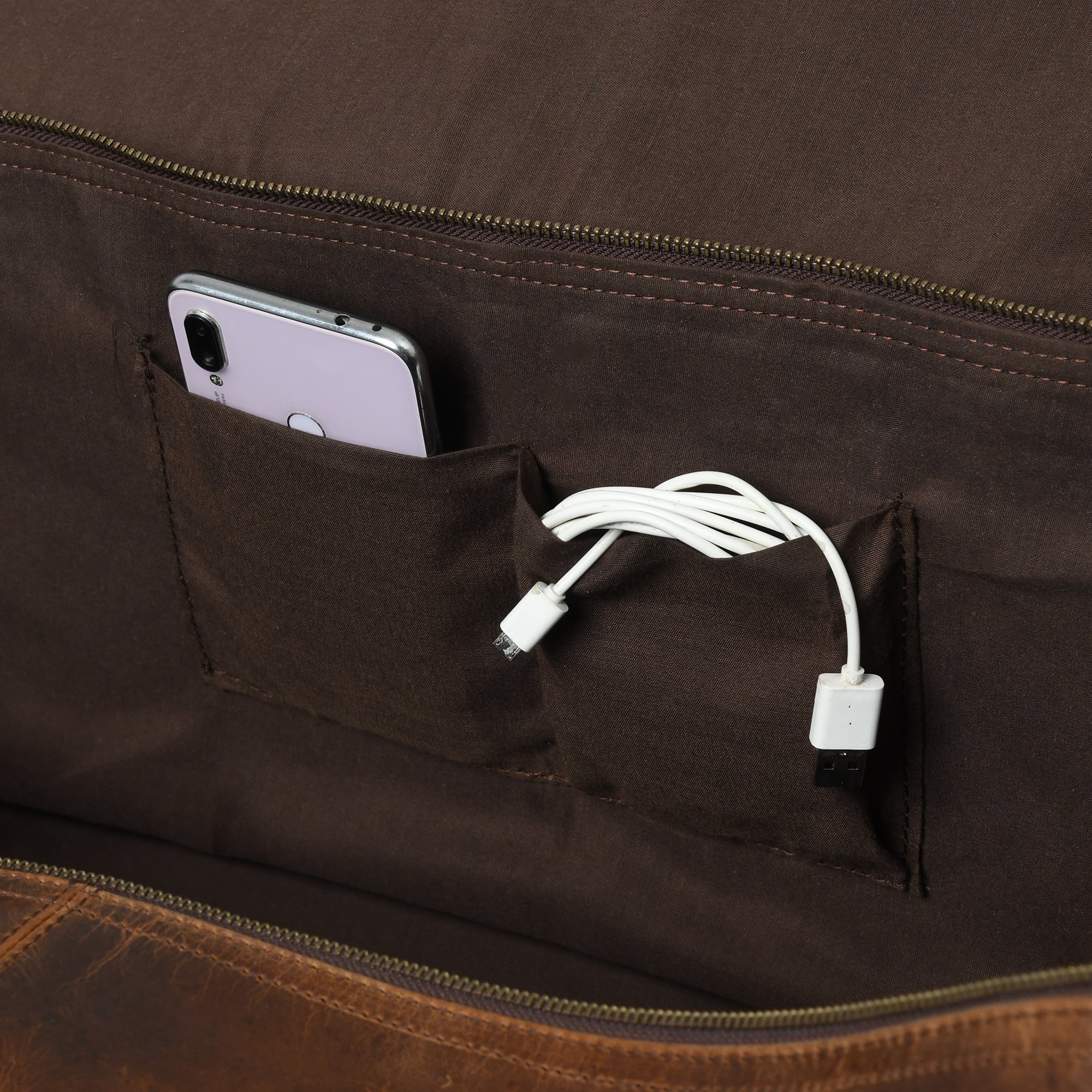 The Bolton Flap Duffel - Brown thumbnail 8