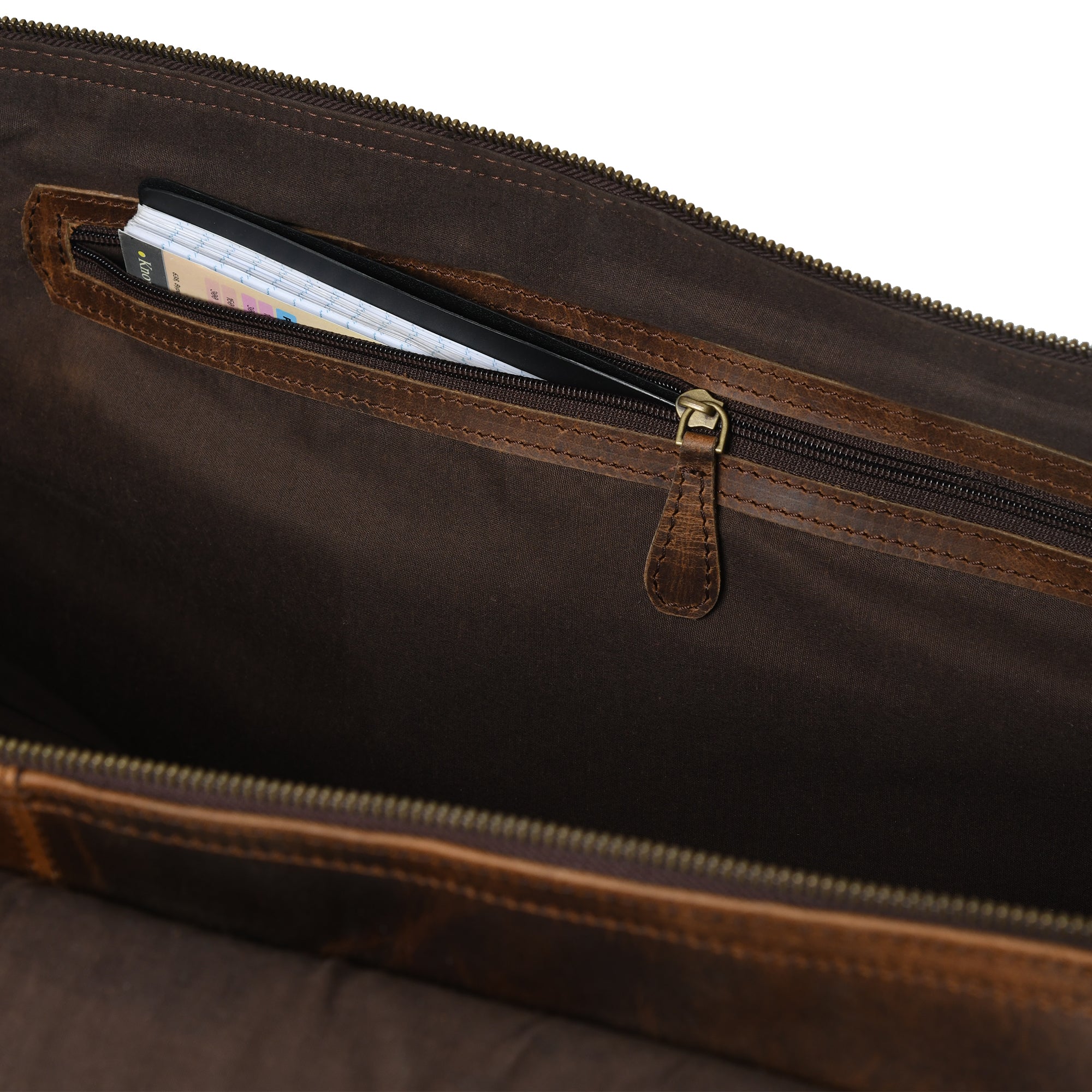 The Bolton Flap Duffel - Brown thumbnail 9