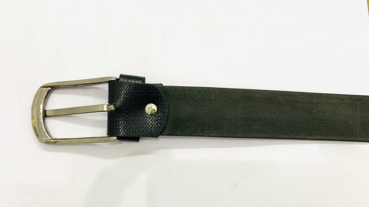 IndiFash Buffalo Leather Everyday Belt | Buffalo Leather | Black Colour thumbnail 2