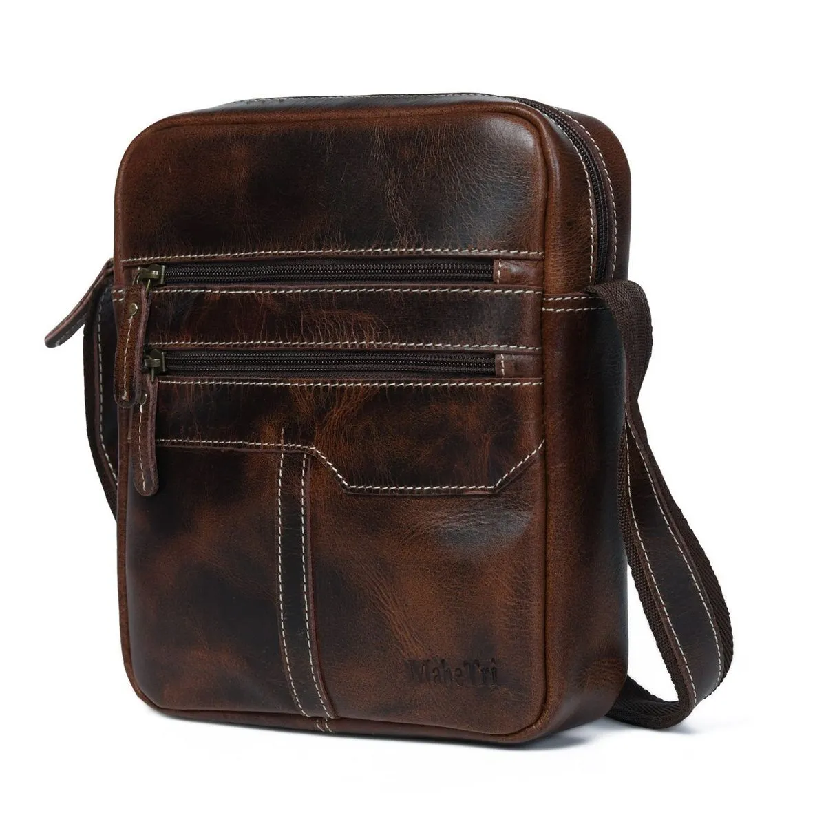 The Compact Messenger - Dark Brown