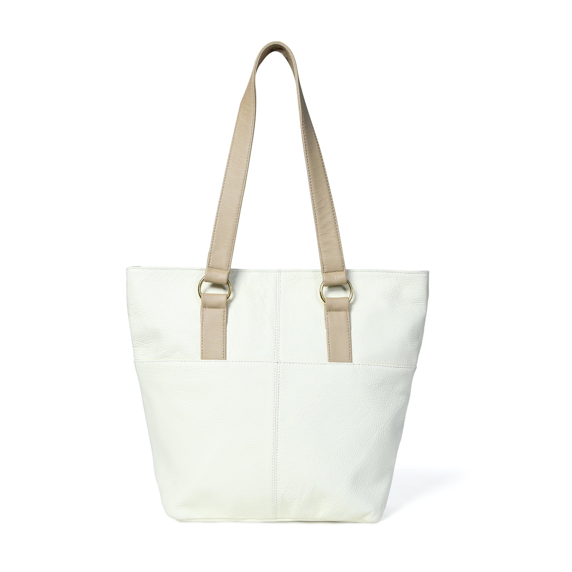 The Ivory Leather Tote thumbnail 3