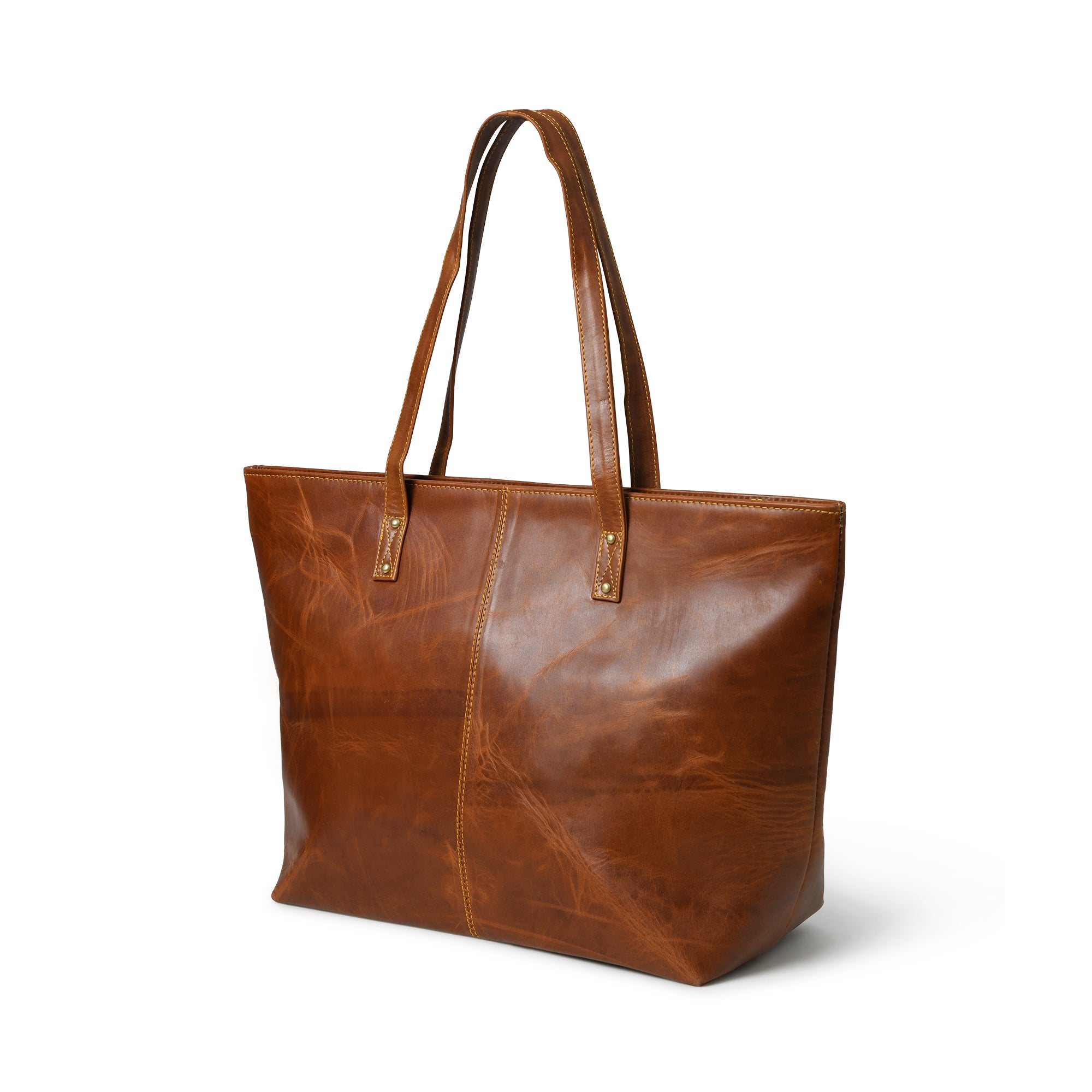 The Kim Tote Bag - Cocoa Brown thumbnail 3