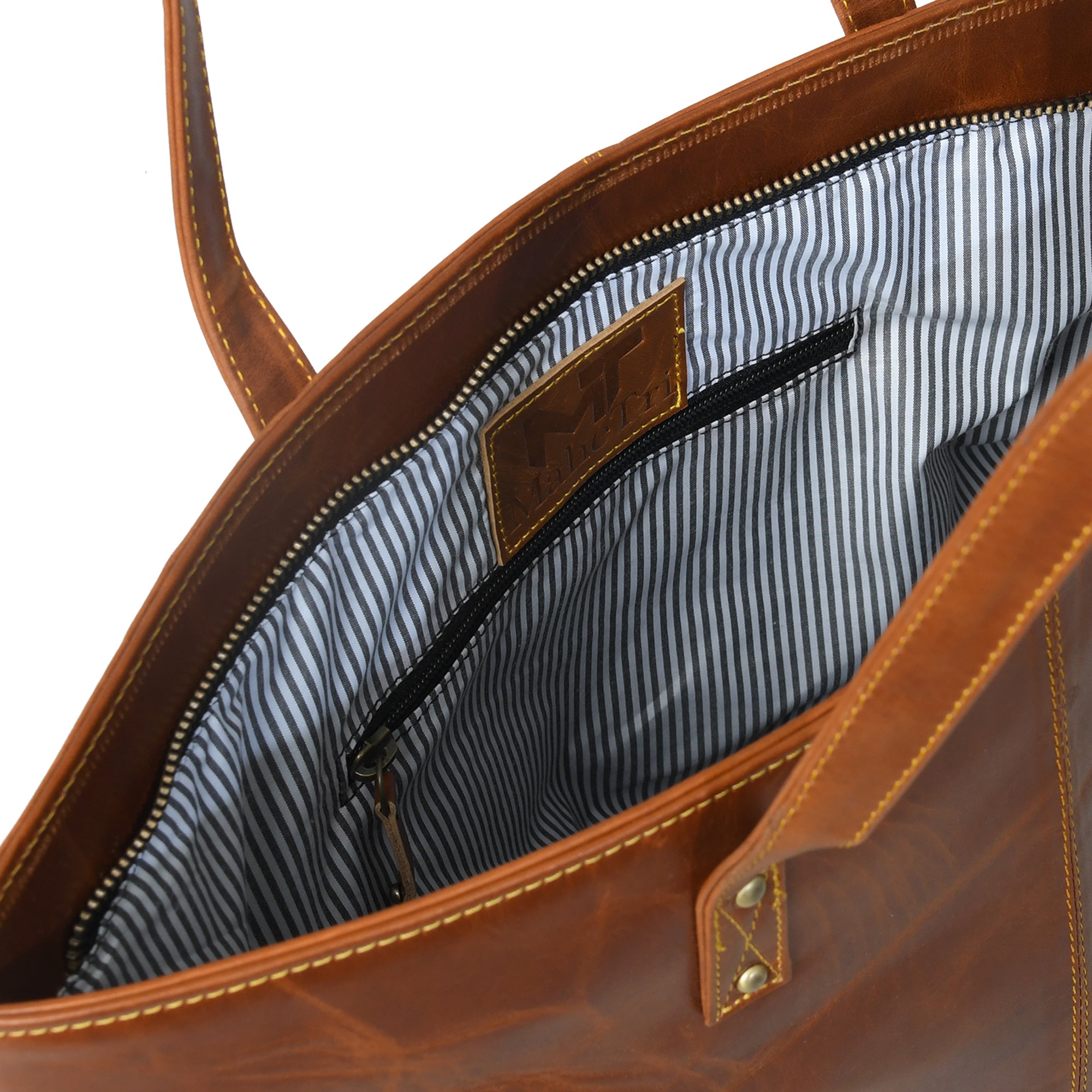 The Kim Tote Bag - Cocoa Brown thumbnail 7