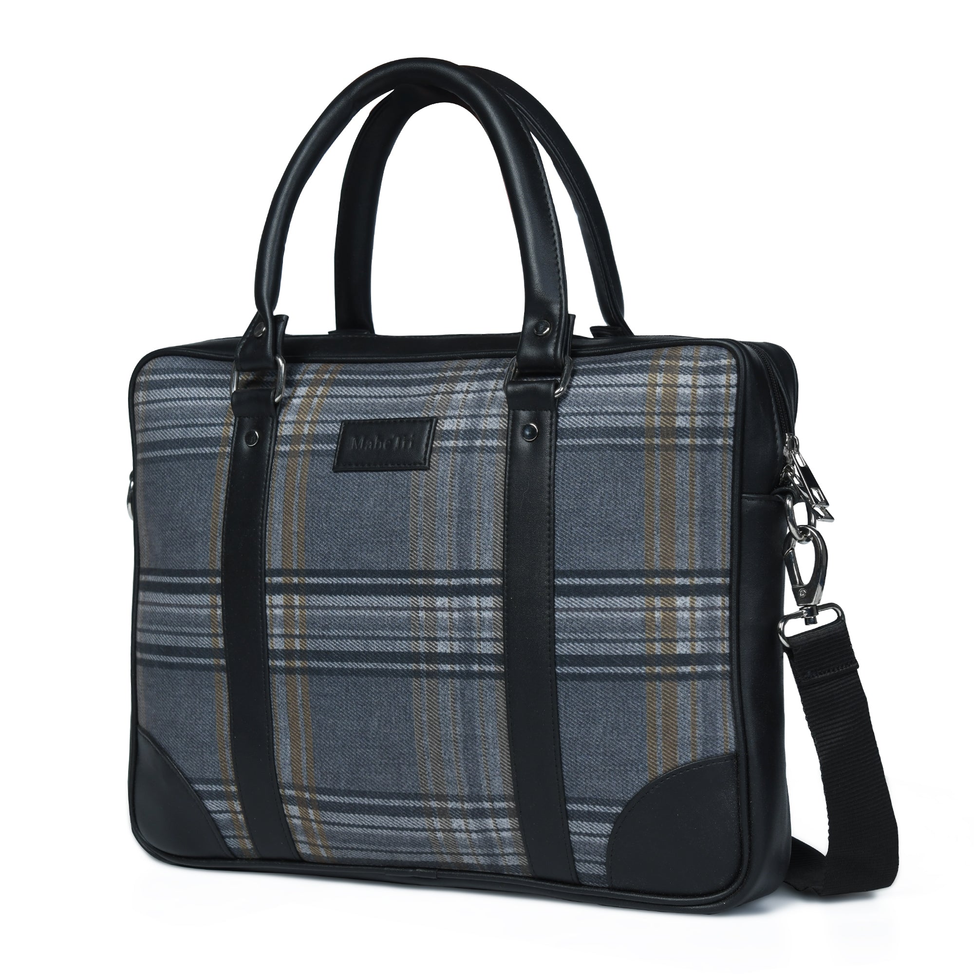 The Madison Plaid Briefcase thumbnail 2