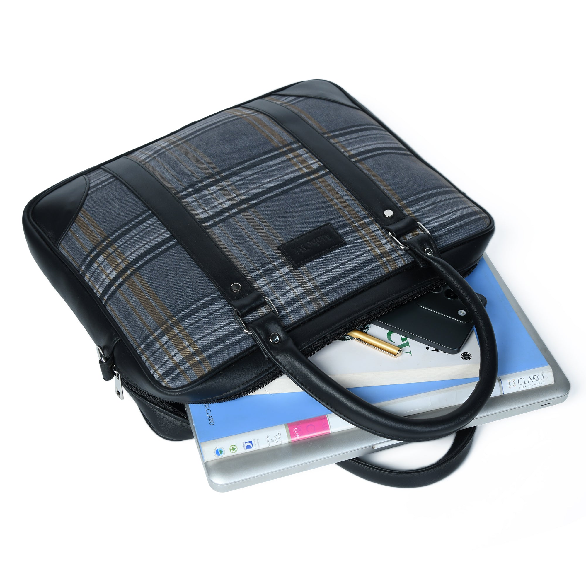 The Madison Plaid Briefcase thumbnail 3