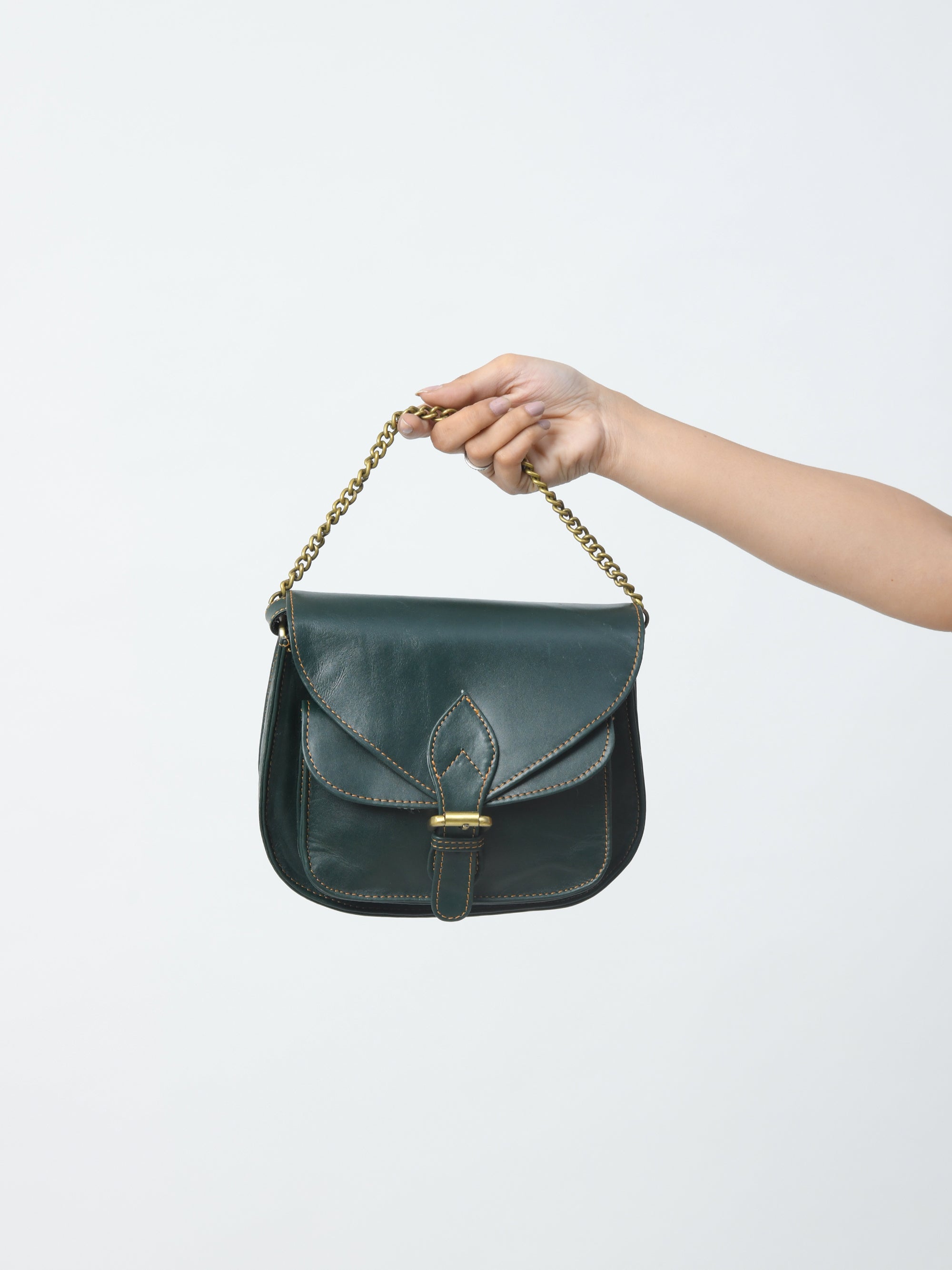 The Molina Satchel - Green thumbnail 5