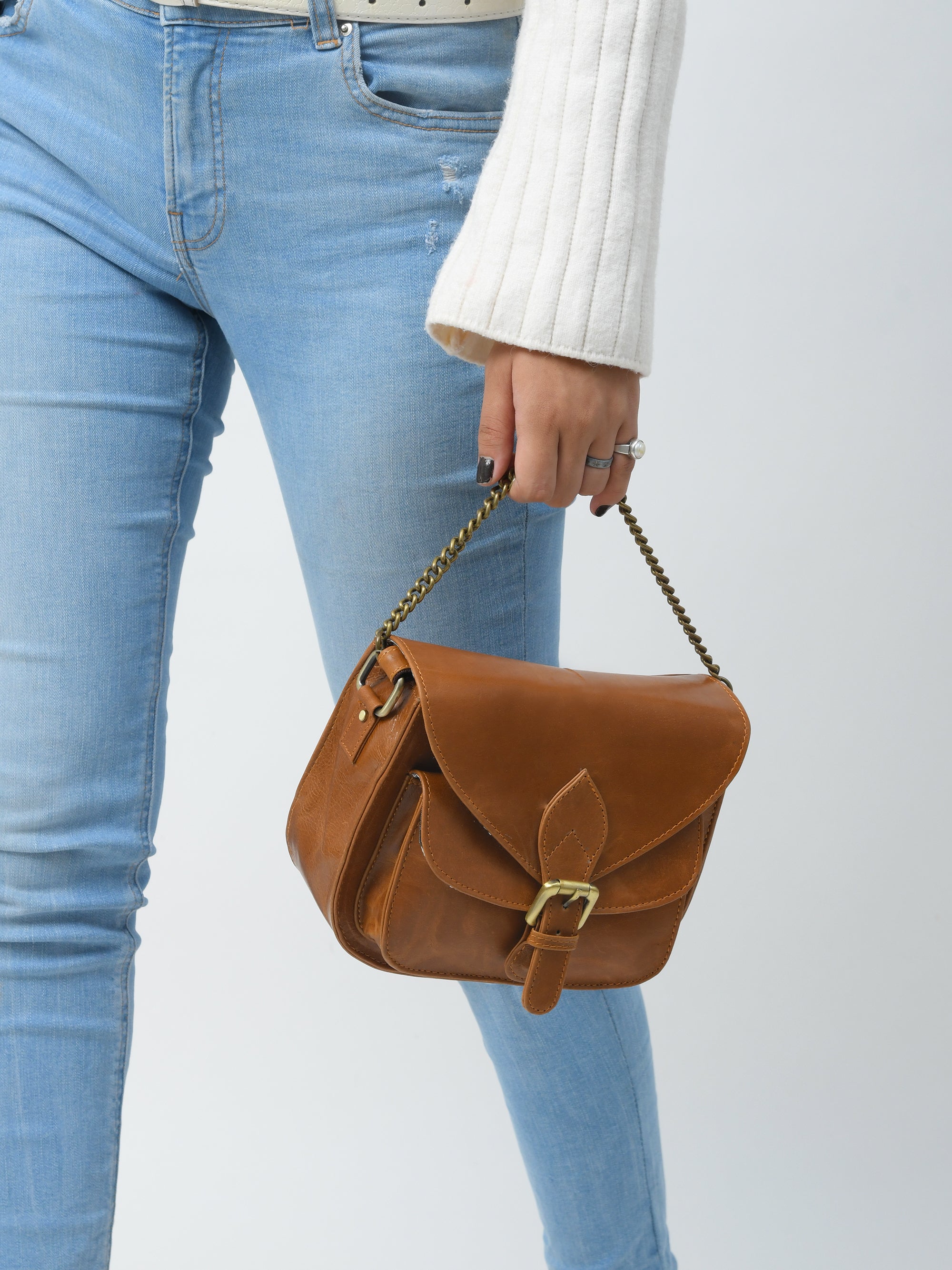 The Molina Satchel - Tan Brown thumbnail 3