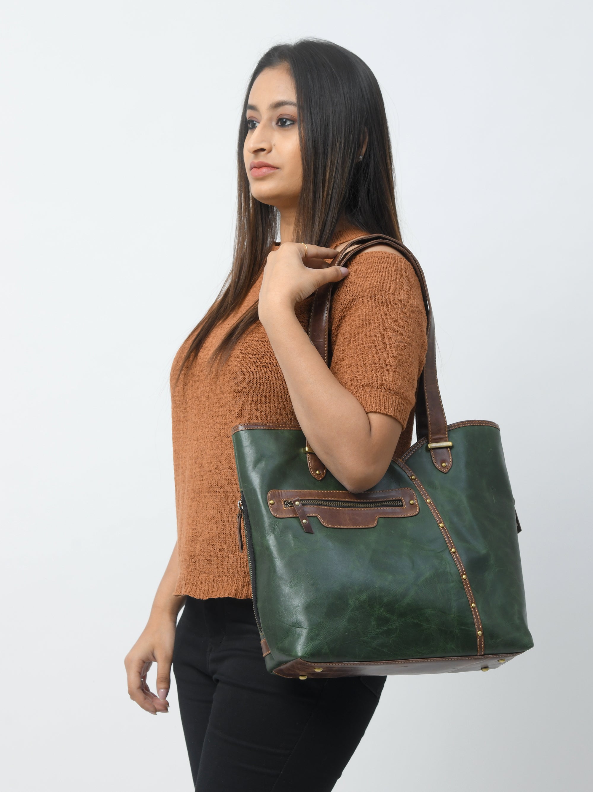 The Riley Handbag - Green thumbnail 2