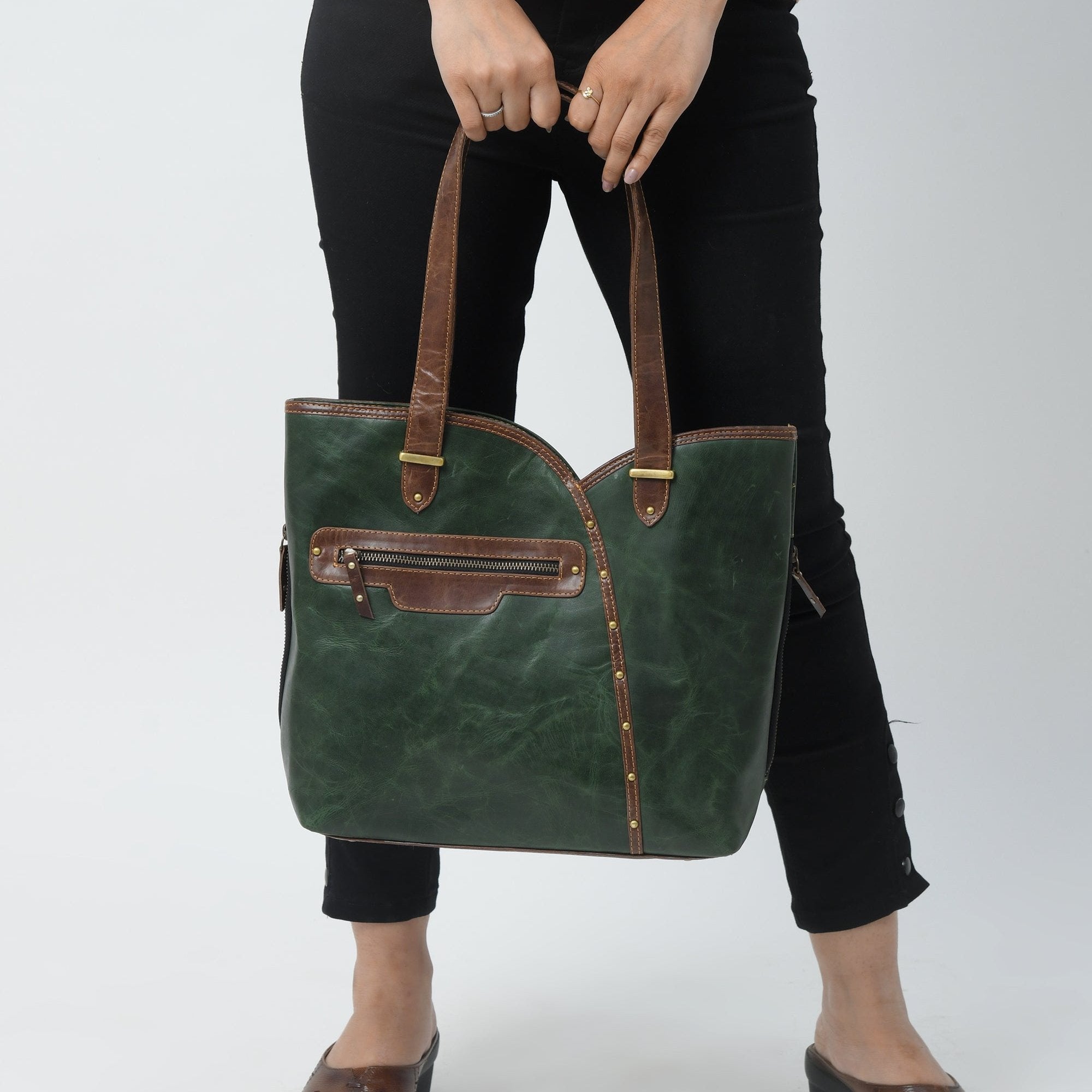 The Riley Handbag - Green thumbnail 7