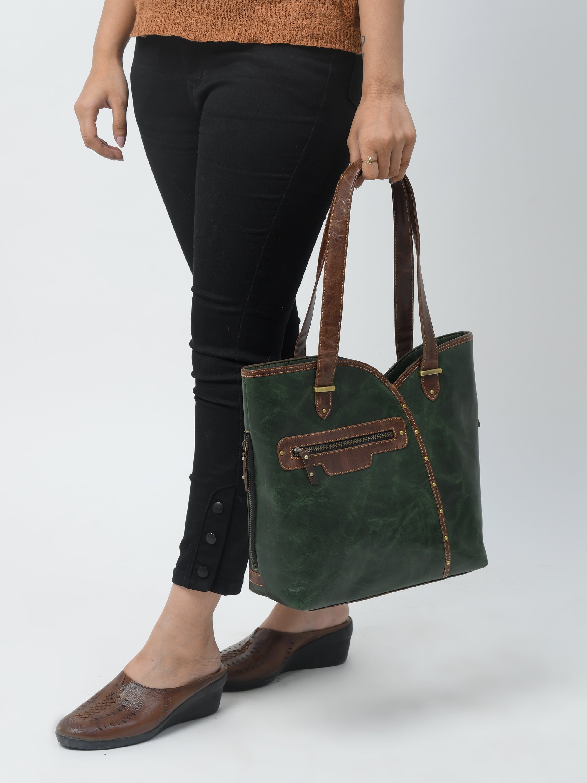 The Riley Handbag - Green thumbnail 8