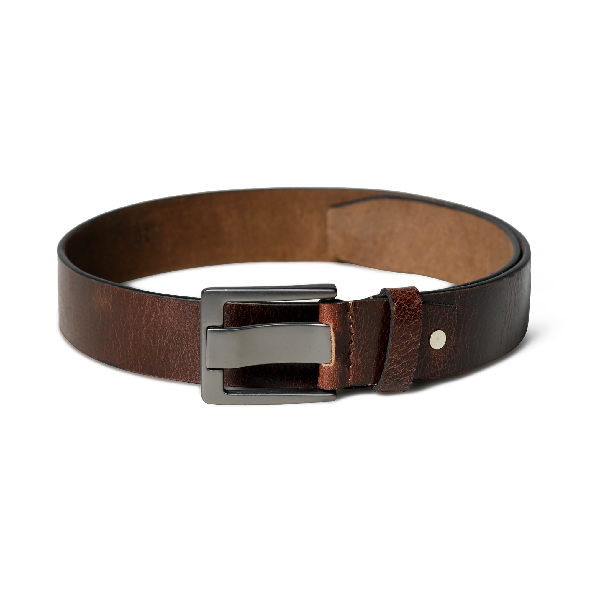 Timberline Dark Brown Leather Belt thumbnail 4