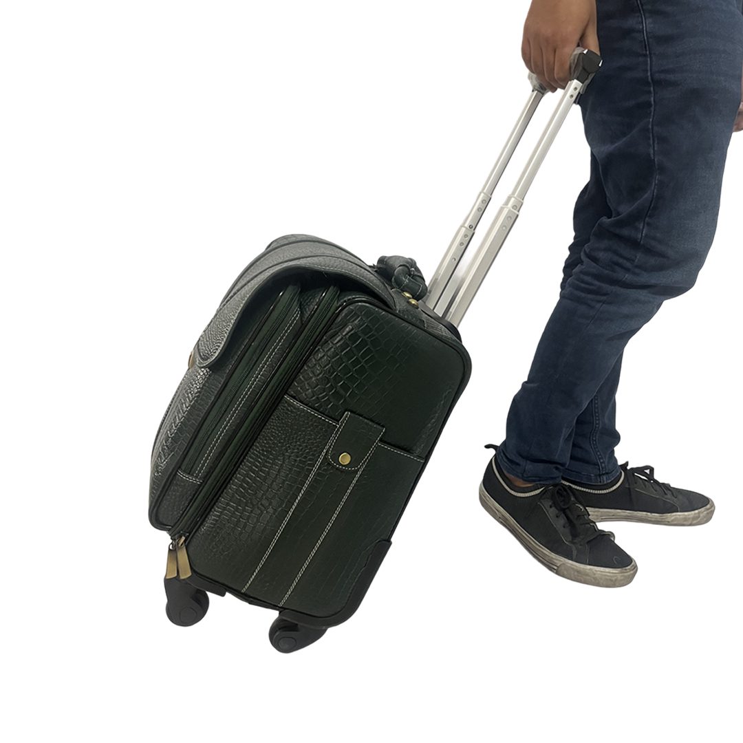 Trolley Bags Luggage for Travel (Green) thumbnail 2