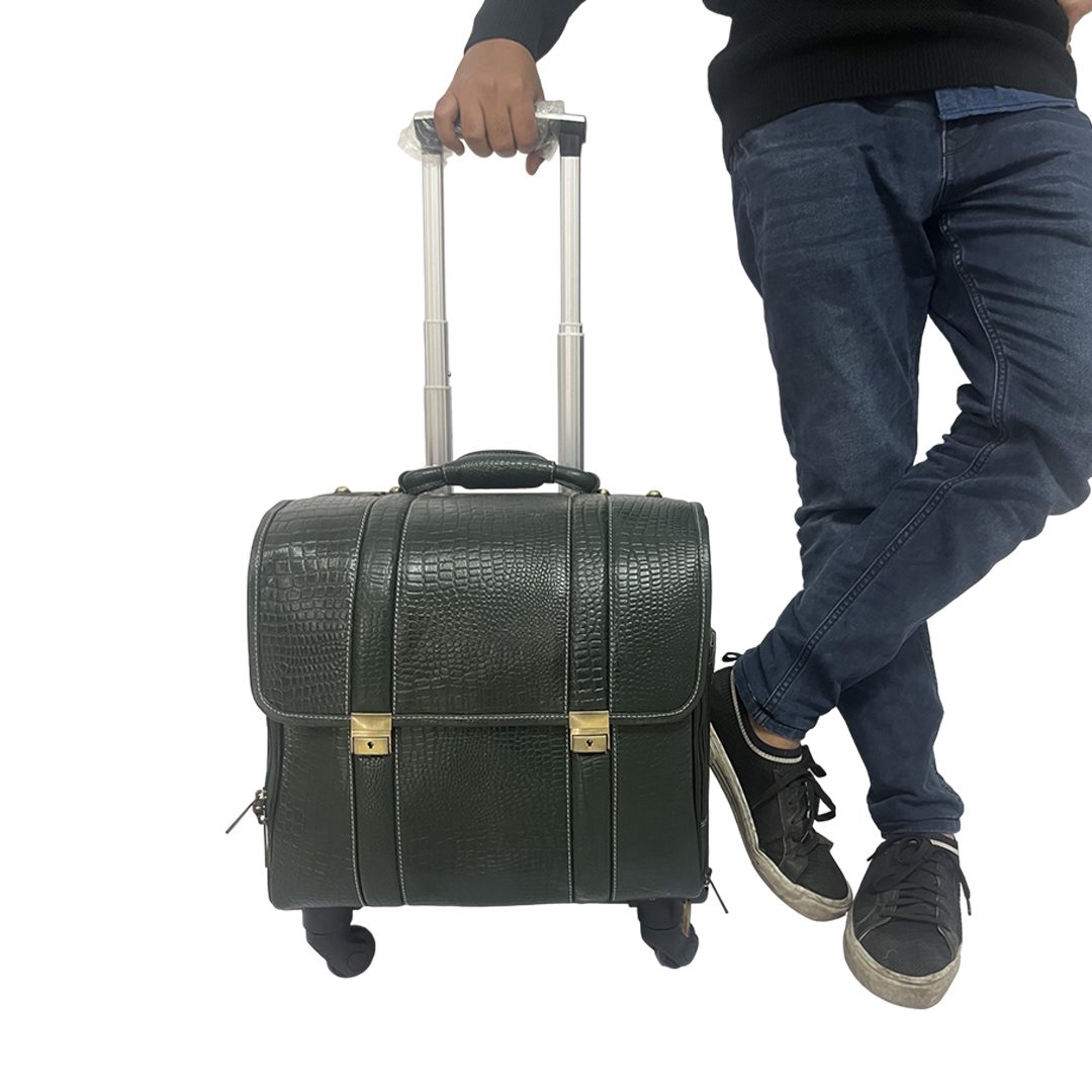 Trolley Bags Luggage for Travel (Green) thumbnail 6
