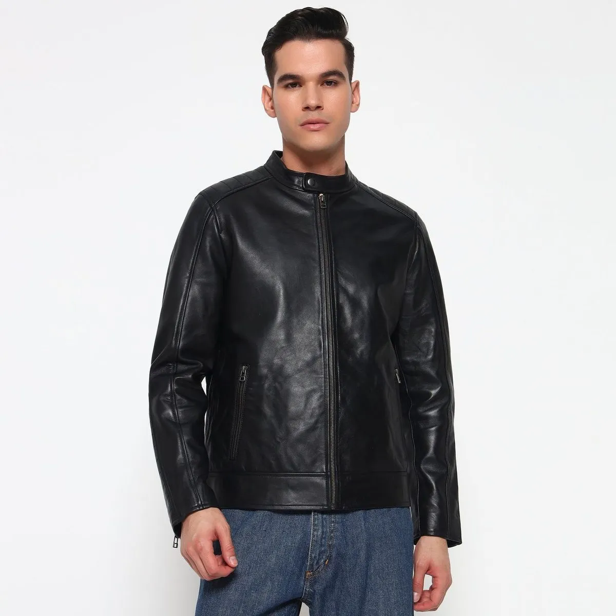 Urban Black Leather Jacket