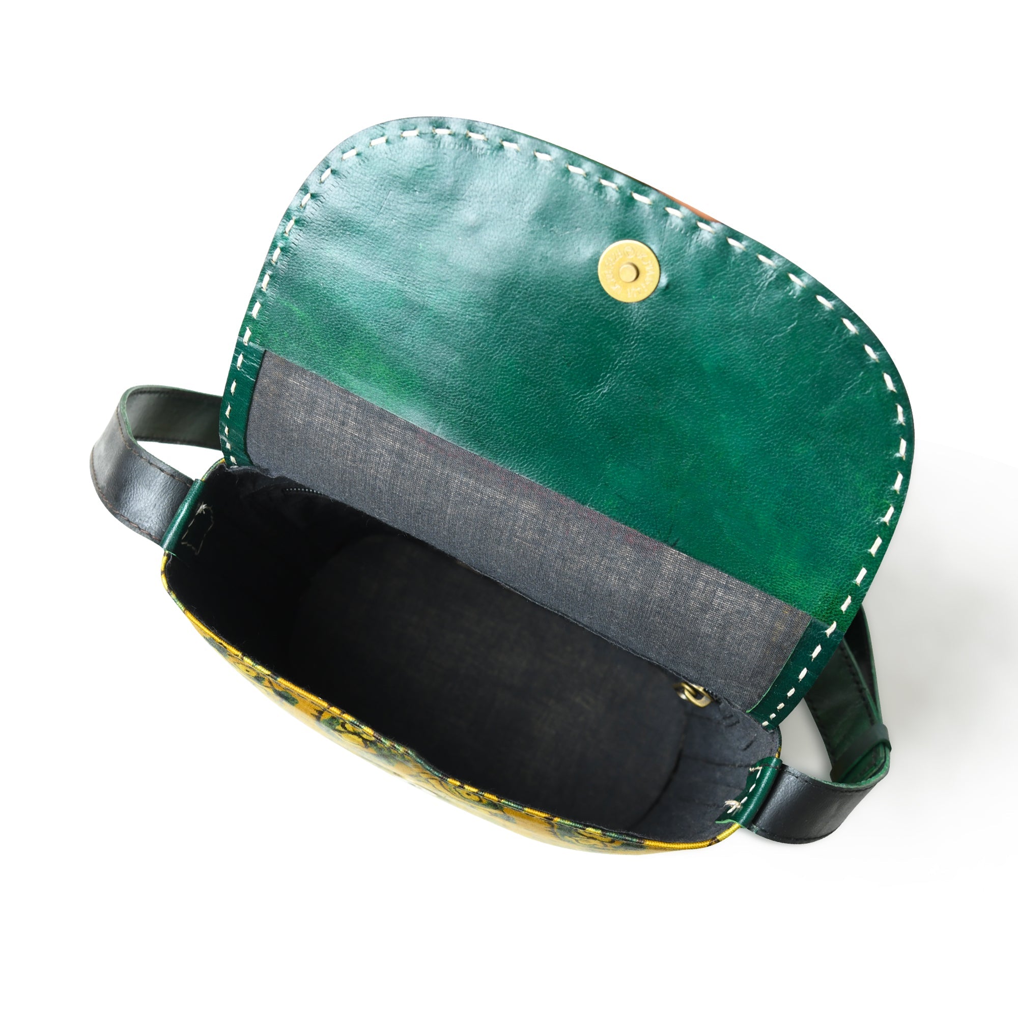 Vibrant Heritage Ajrakh Satchel thumbnail 4