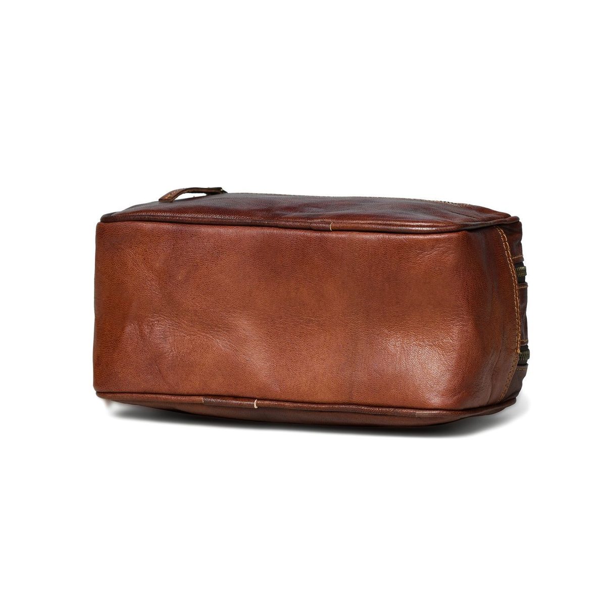 Twin Section Toiletry - Dark Brown thumbnail 5