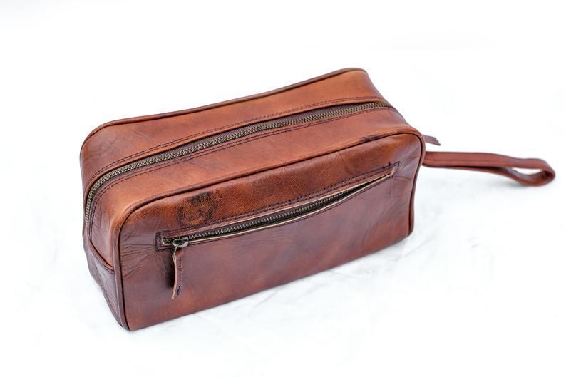 Single Section Toiletry - Brown thumbnail 4