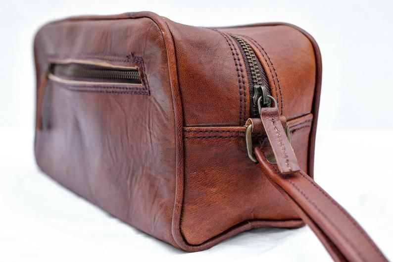 Single Section Toiletry - Brown thumbnail 7