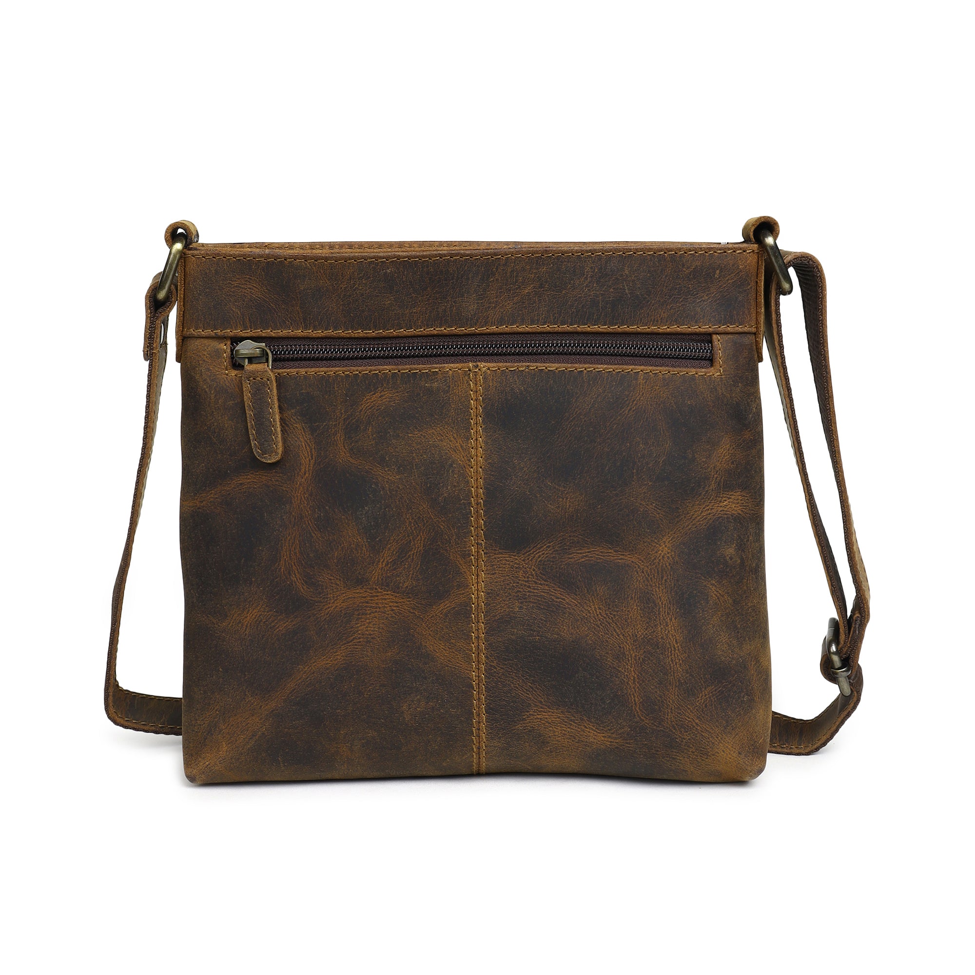 Vintage Buffalo Leather Messenger Bag thumbnail 5