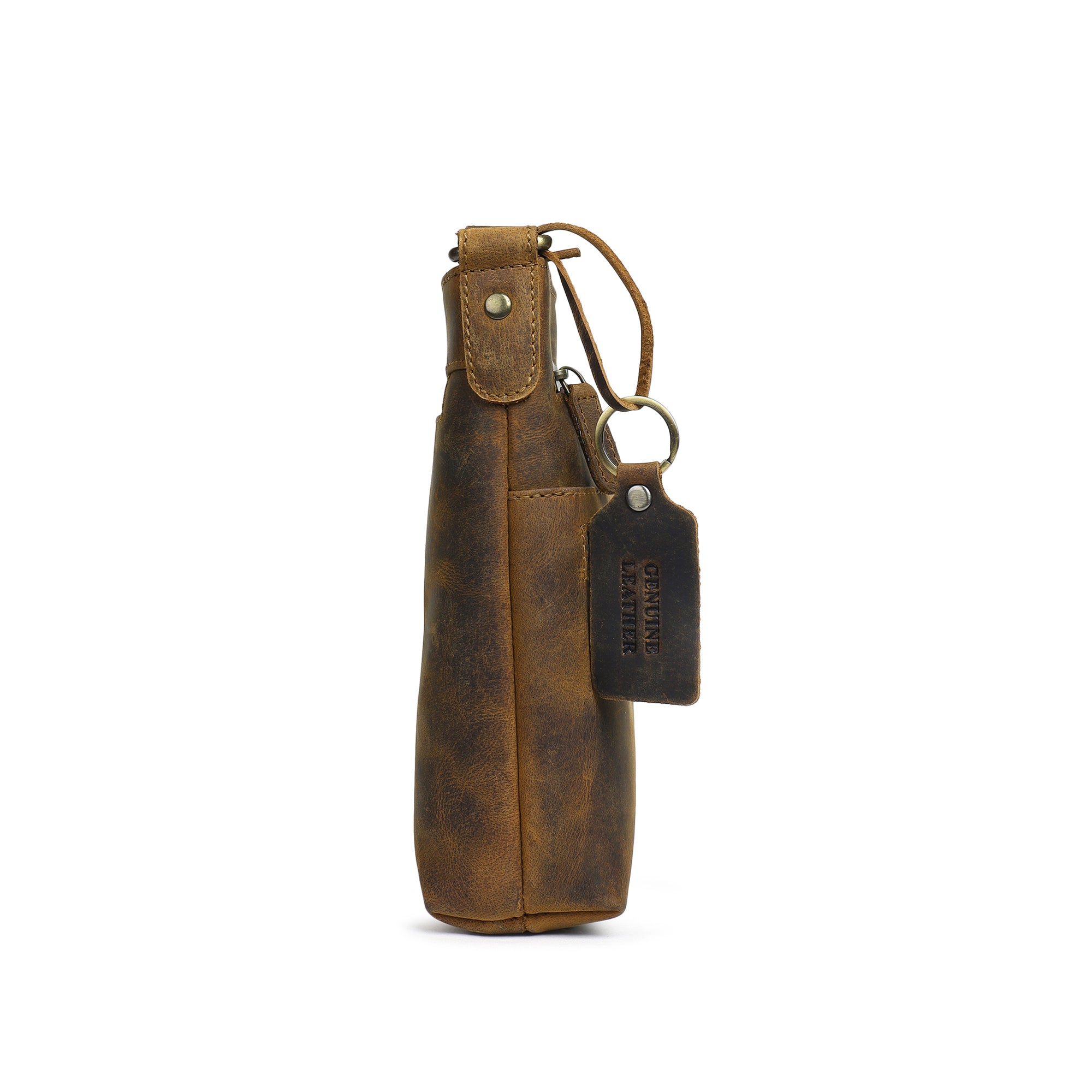 Vintage Buffalo Leather Messenger Bag thumbnail 6