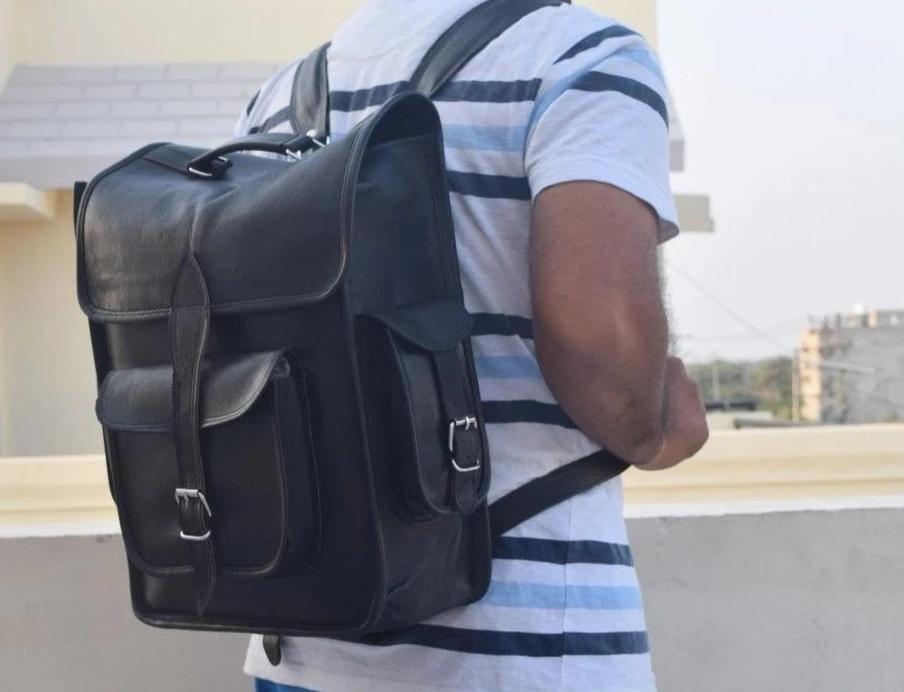 Edward Charcoal Backpack thumbnail 2