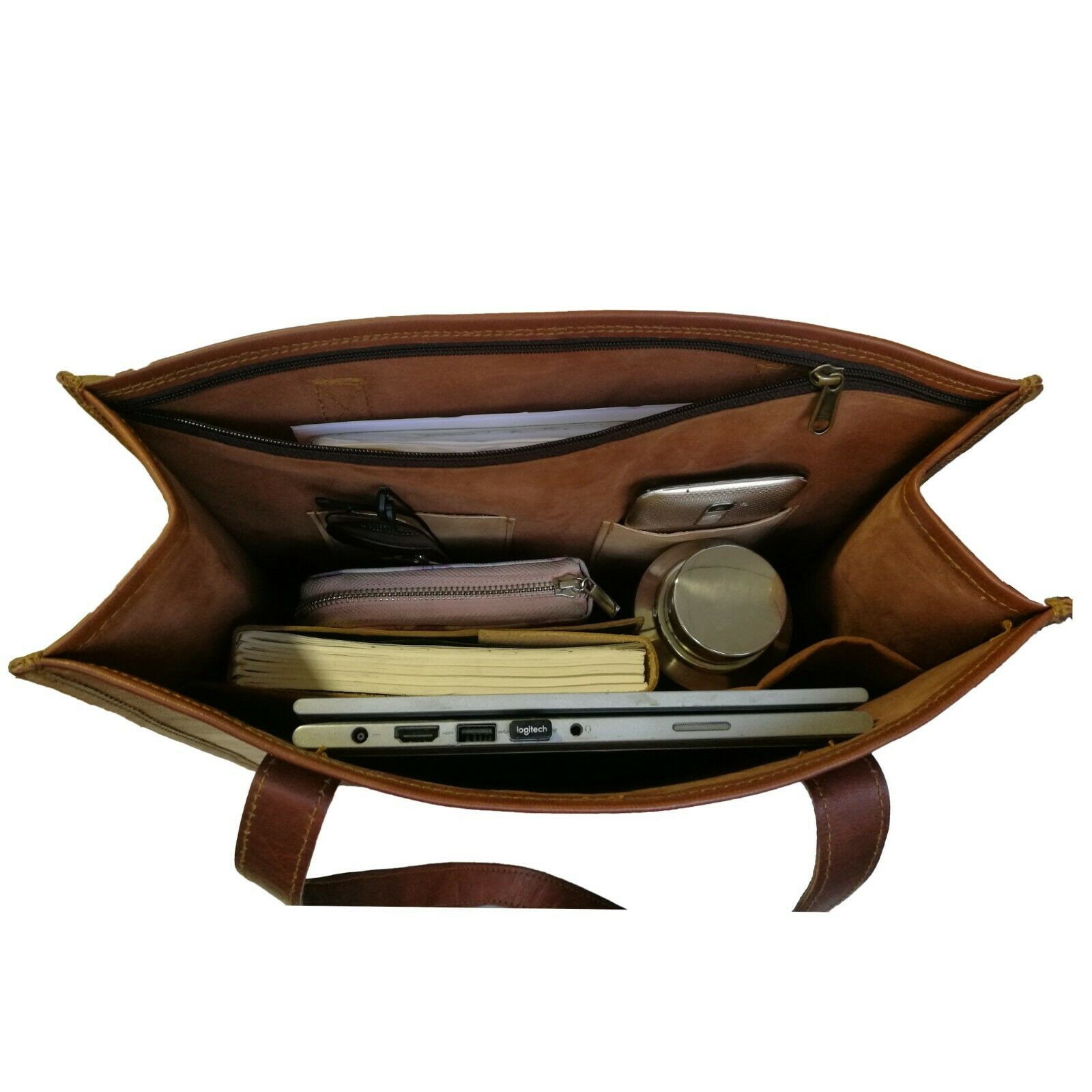 Shannon Leather Tote thumbnail 5