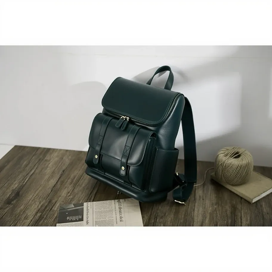 Vintage Travel Laptop Backpack thumbnail 5