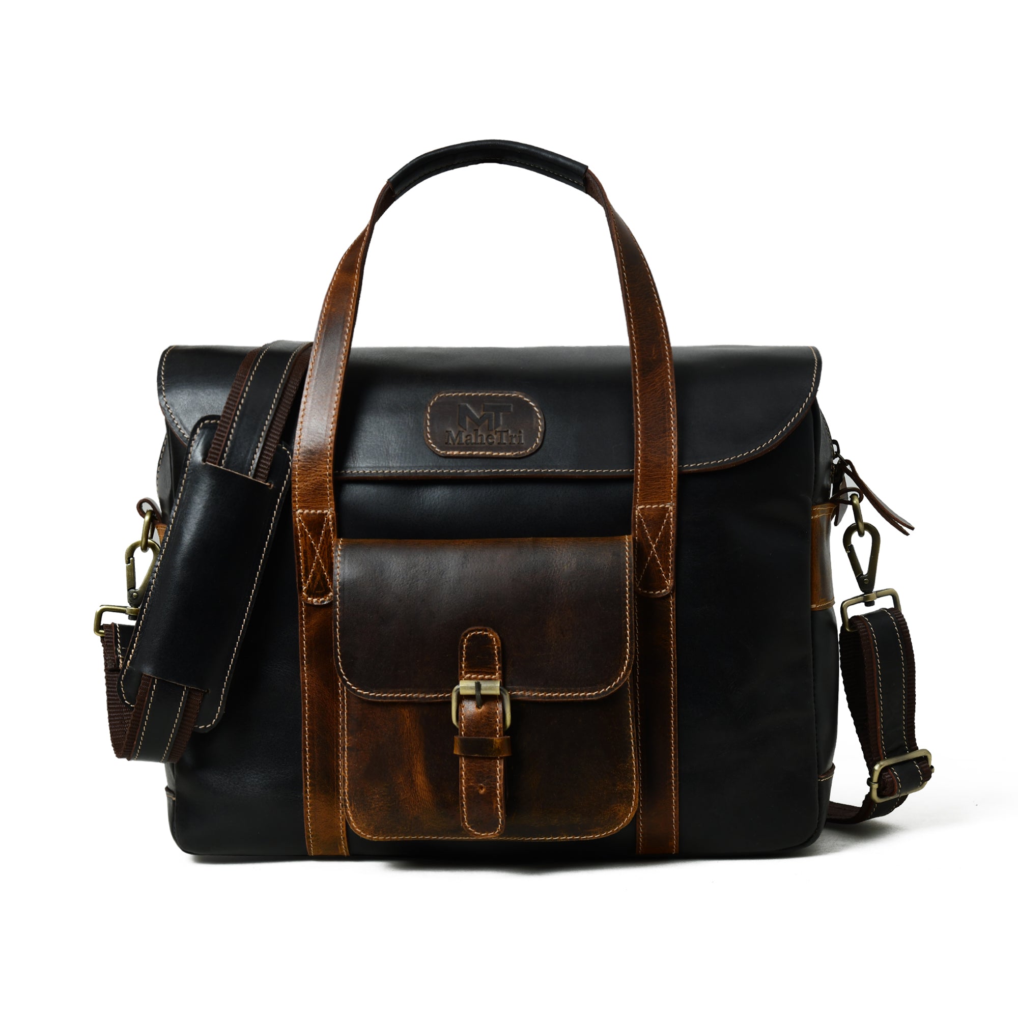 Walker Buffalo Leather Office Travel Bag