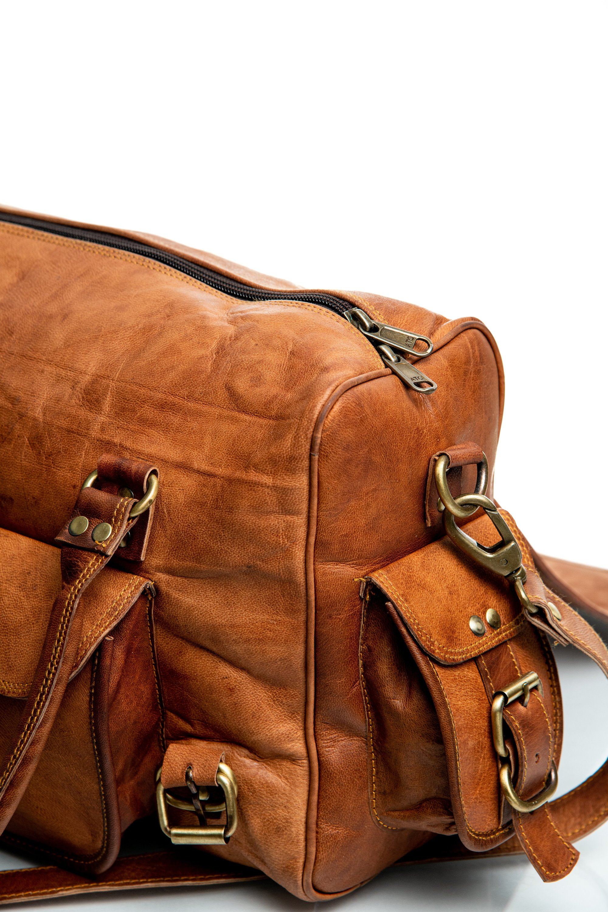 Walker Leather Office Travel Bag thumbnail 7