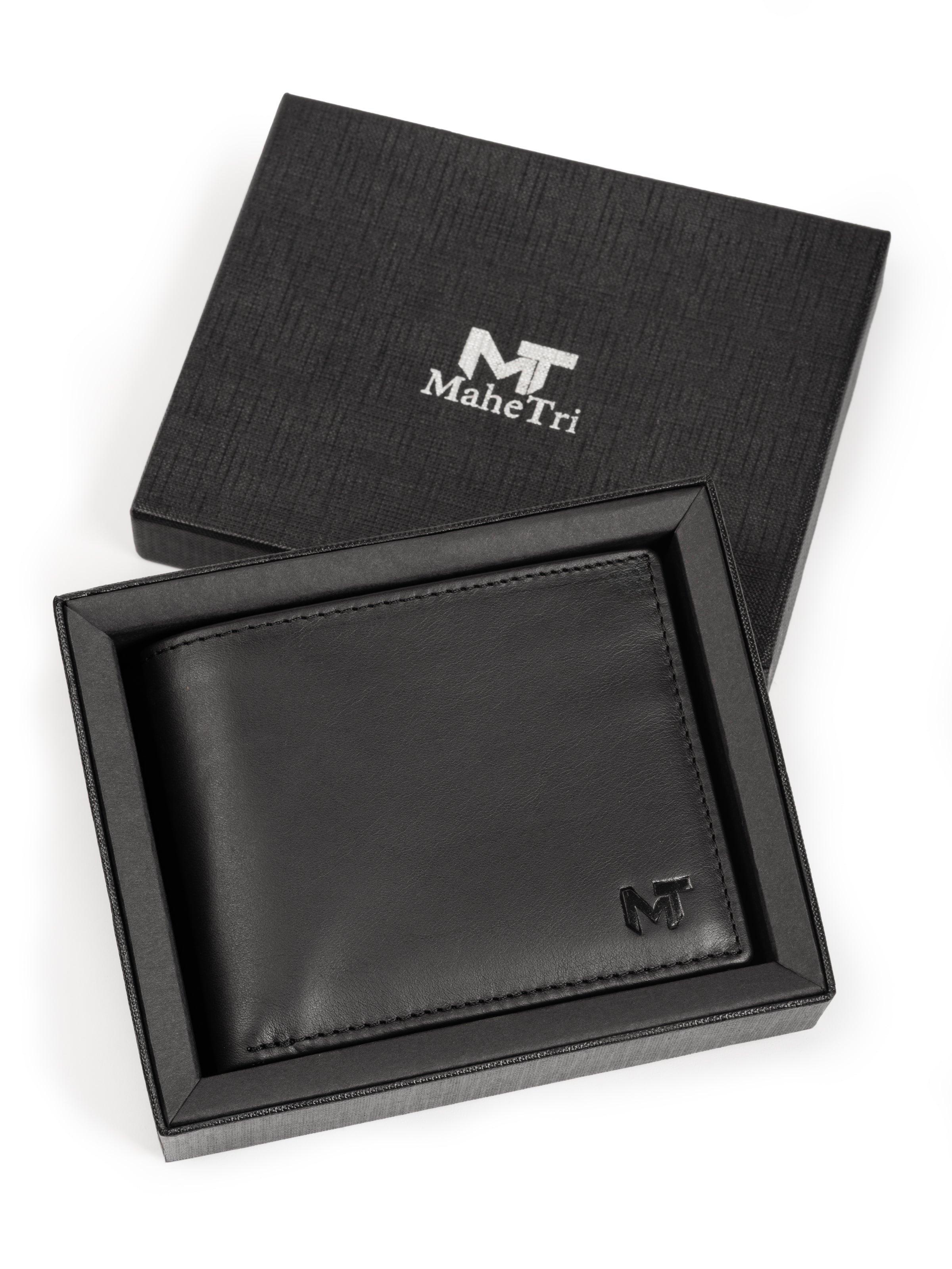 Wealth Ward Black Bi-Folded Wallet thumbnail 2