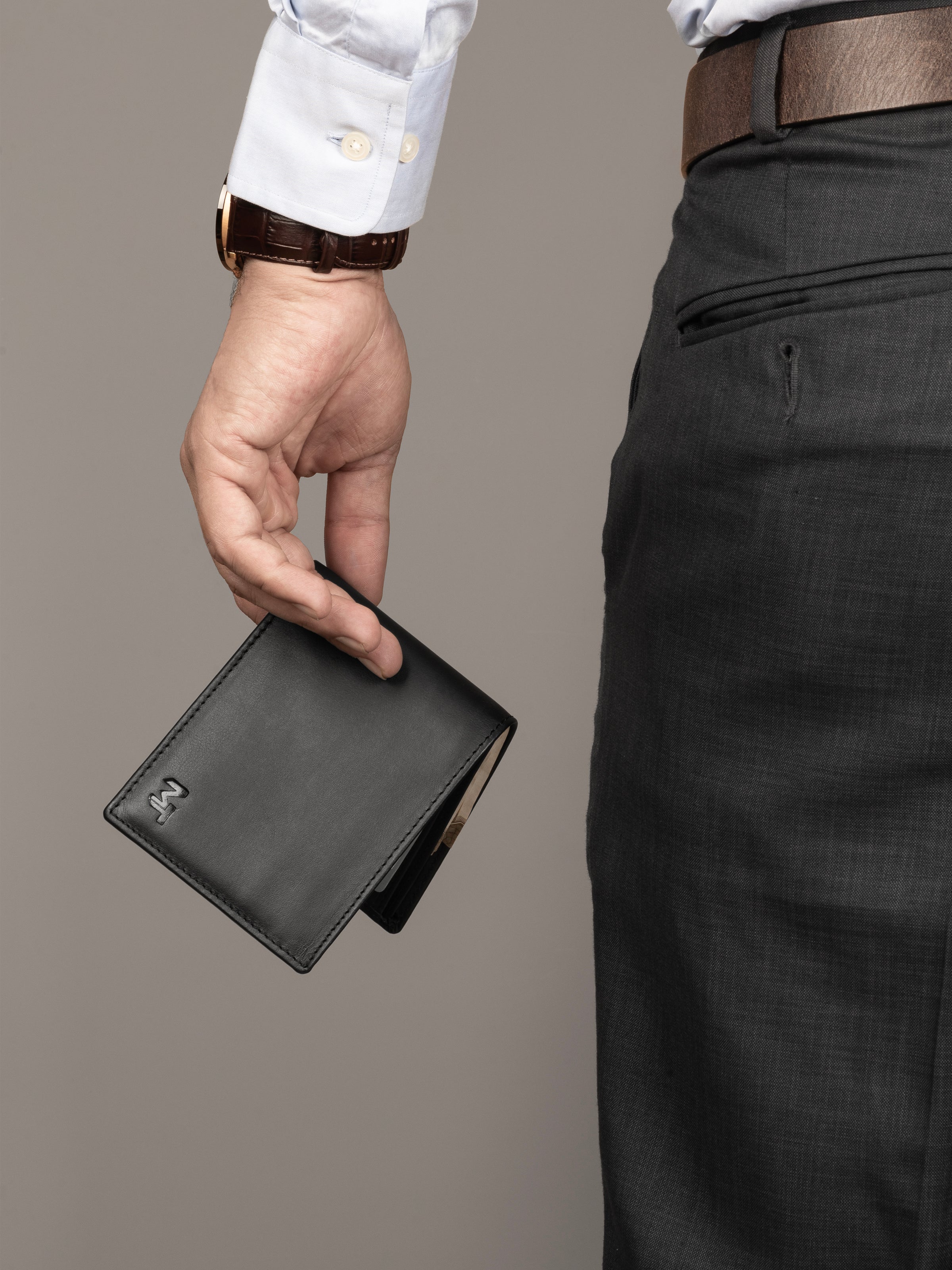 Wealth Ward Black Bi-Folded Wallet thumbnail 6
