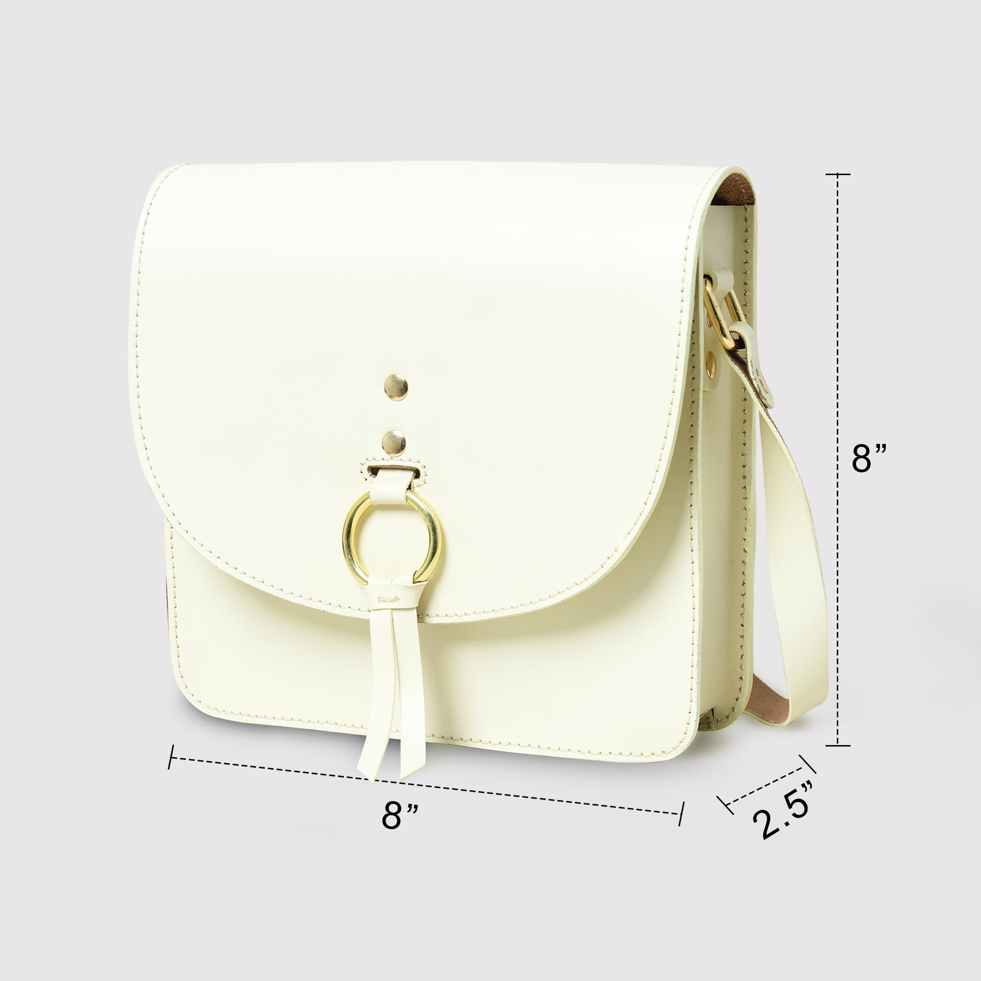 White Elegance Crossbody Sling Bag thumbnail 9