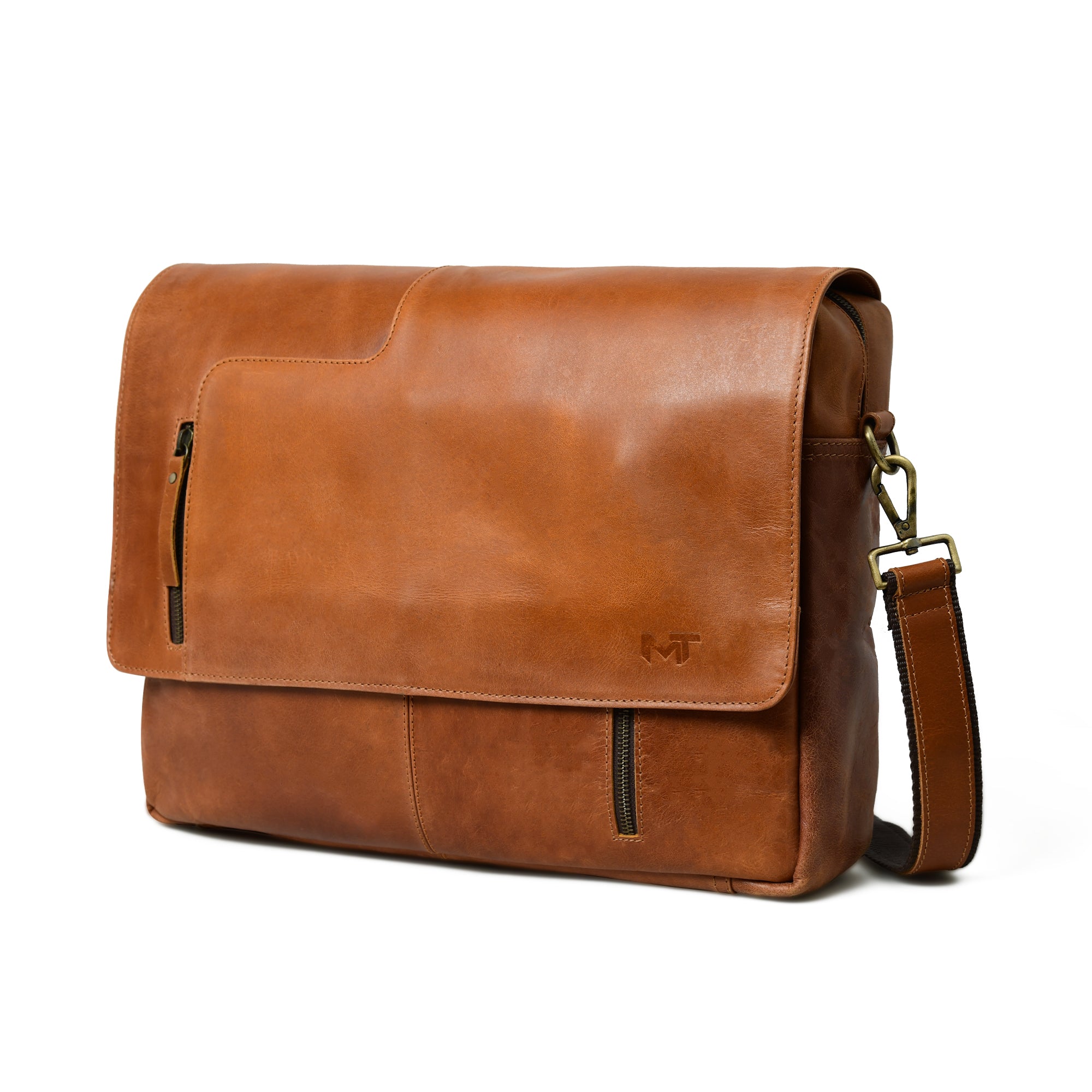 Wilson Tan Leather Crossbody Bag thumbnail 3