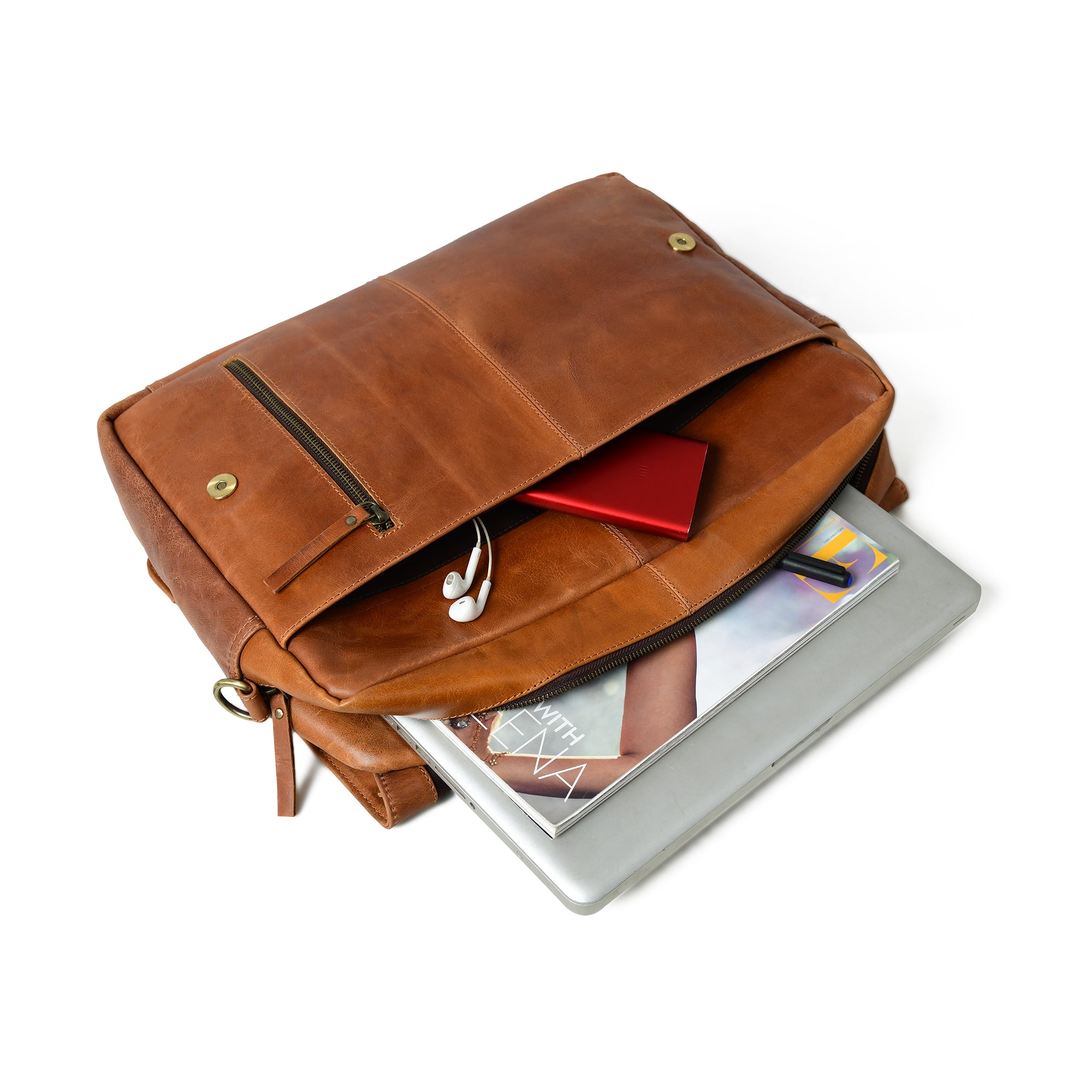 Wilson Tan Leather Crossbody Bag thumbnail 6