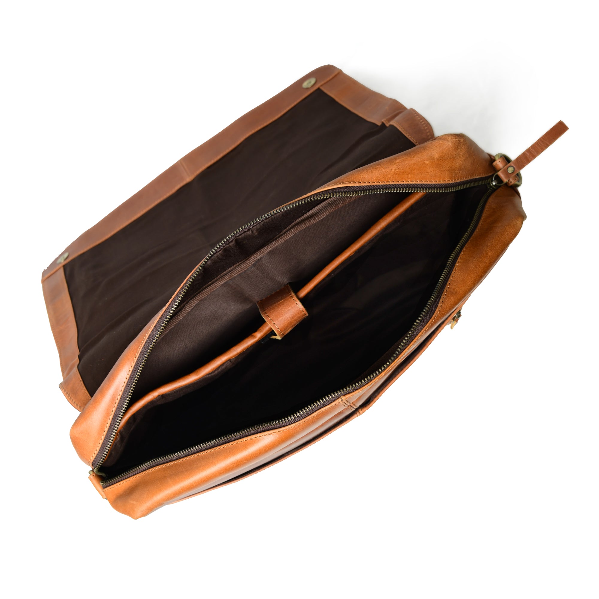 Wilson Tan Leather Crossbody Bag thumbnail 8