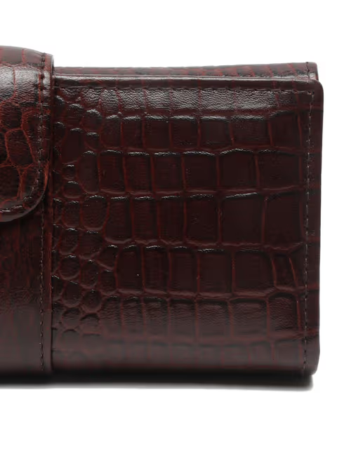 Women brown Leather Clutch thumbnail 5