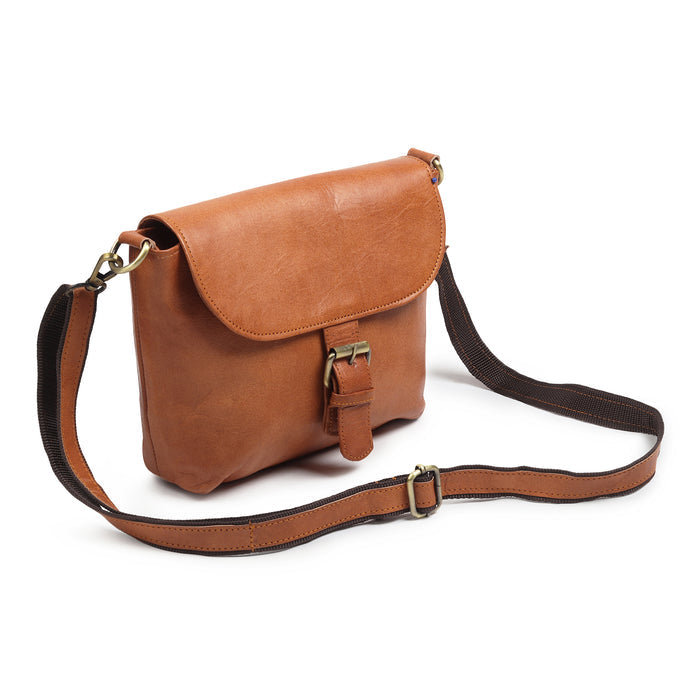 Women’S Mini Tan Satchel Purse thumbnail 7