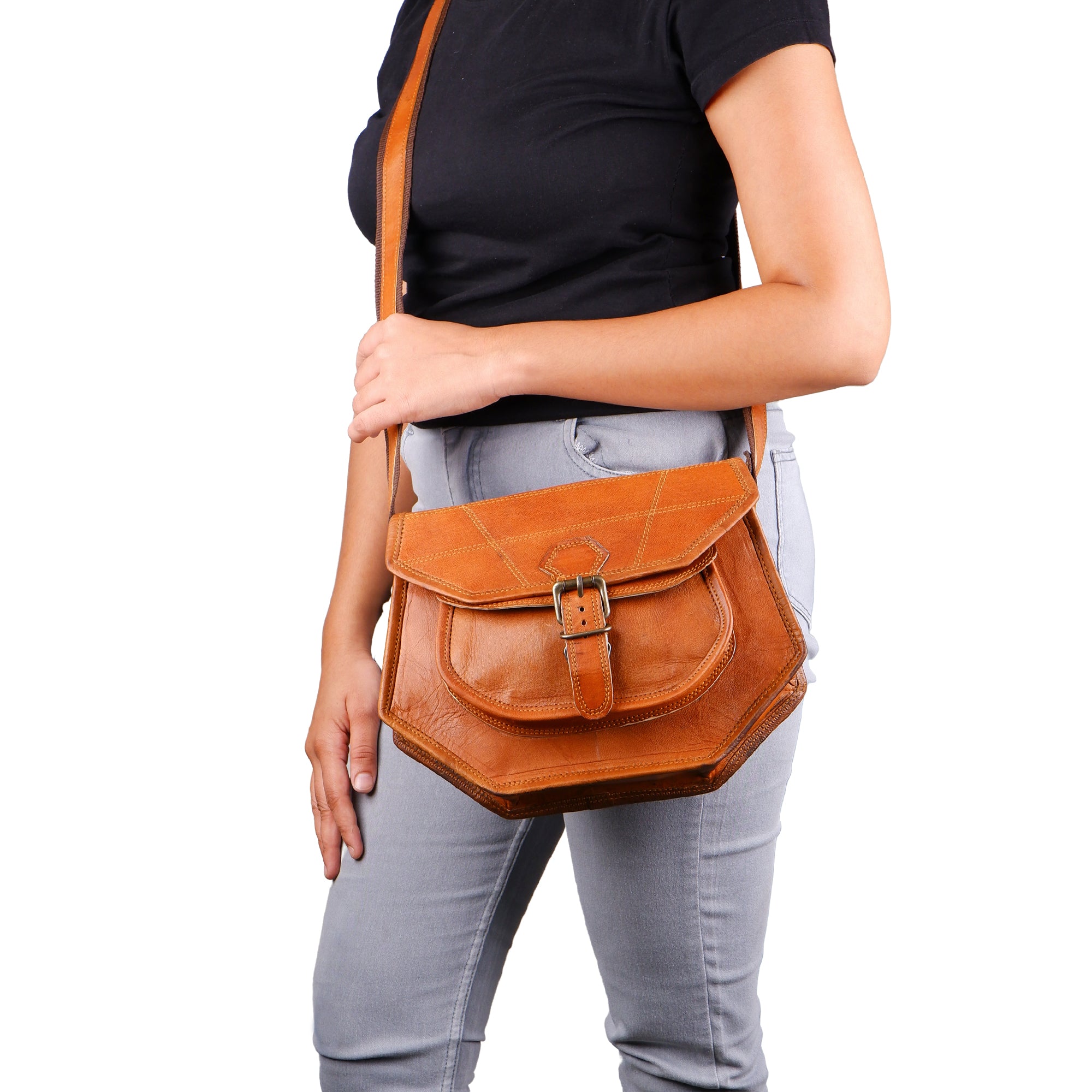 Women's Brown Real Leather Purse thumbnail 10