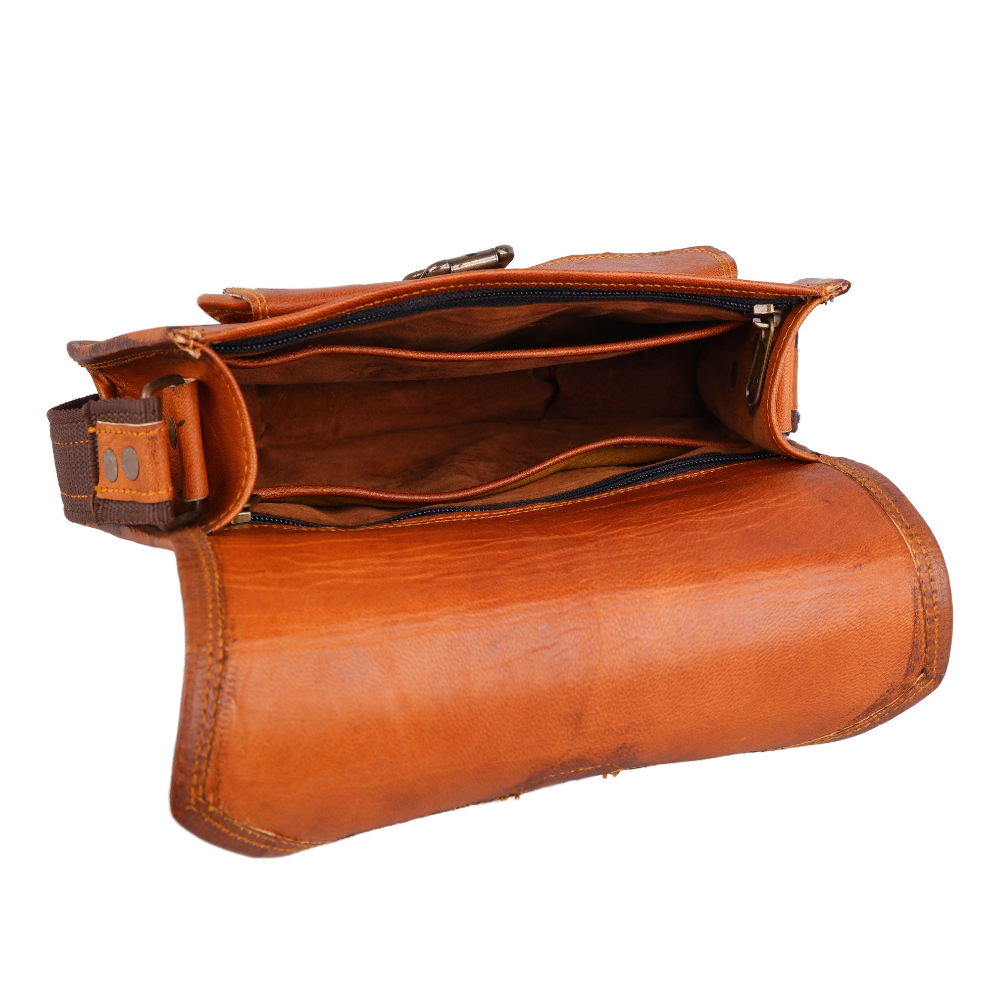 Women's Brown Real Leather Purse thumbnail 14