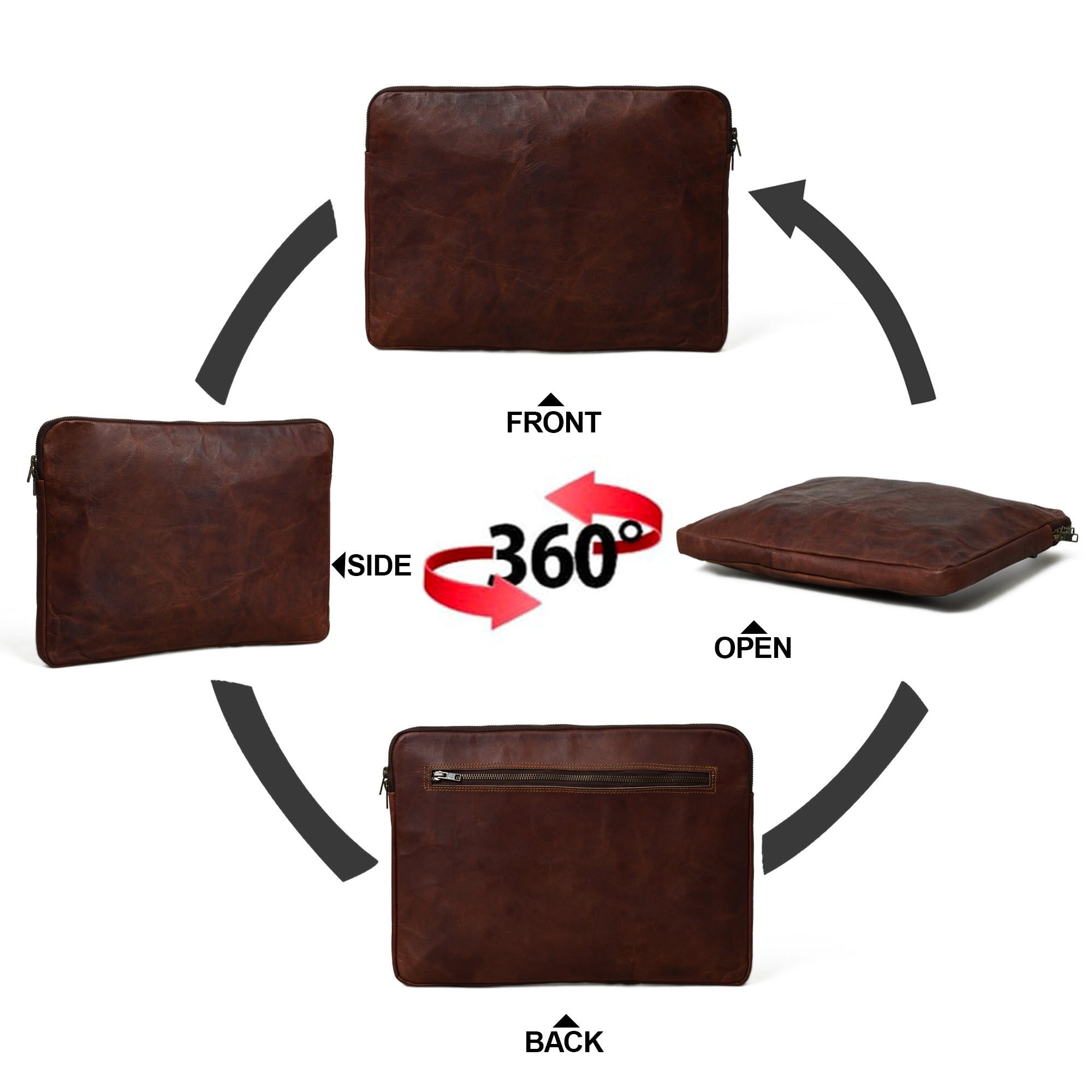 Zento Laptop Sleeve - Dark Brown thumbnail 27