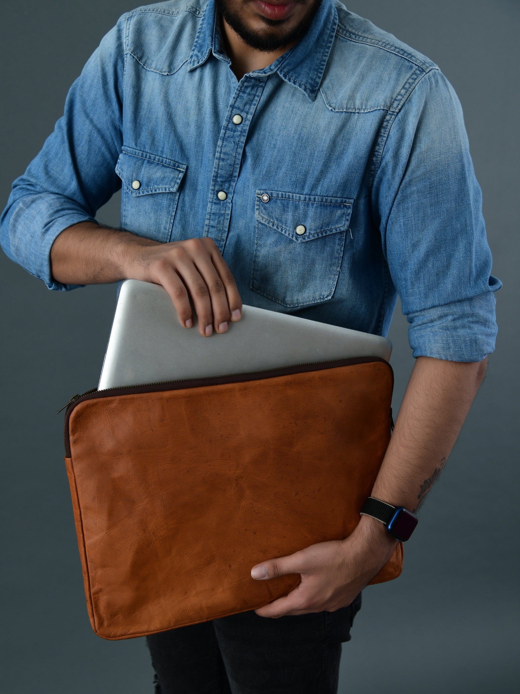 Zento Laptop Sleeve - Tan Brown thumbnail 17