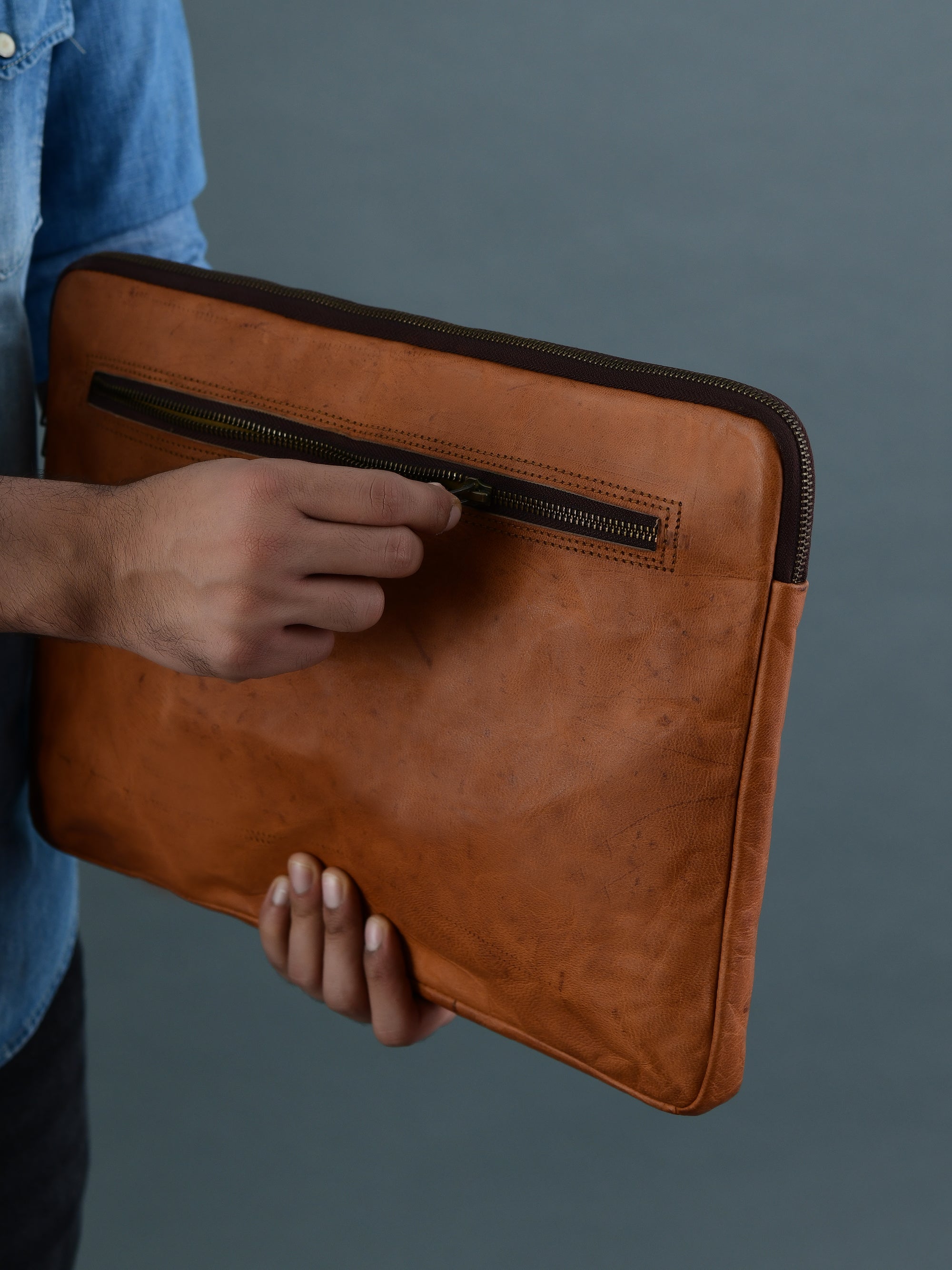 Zento Laptop Sleeve - Tan Brown thumbnail 21
