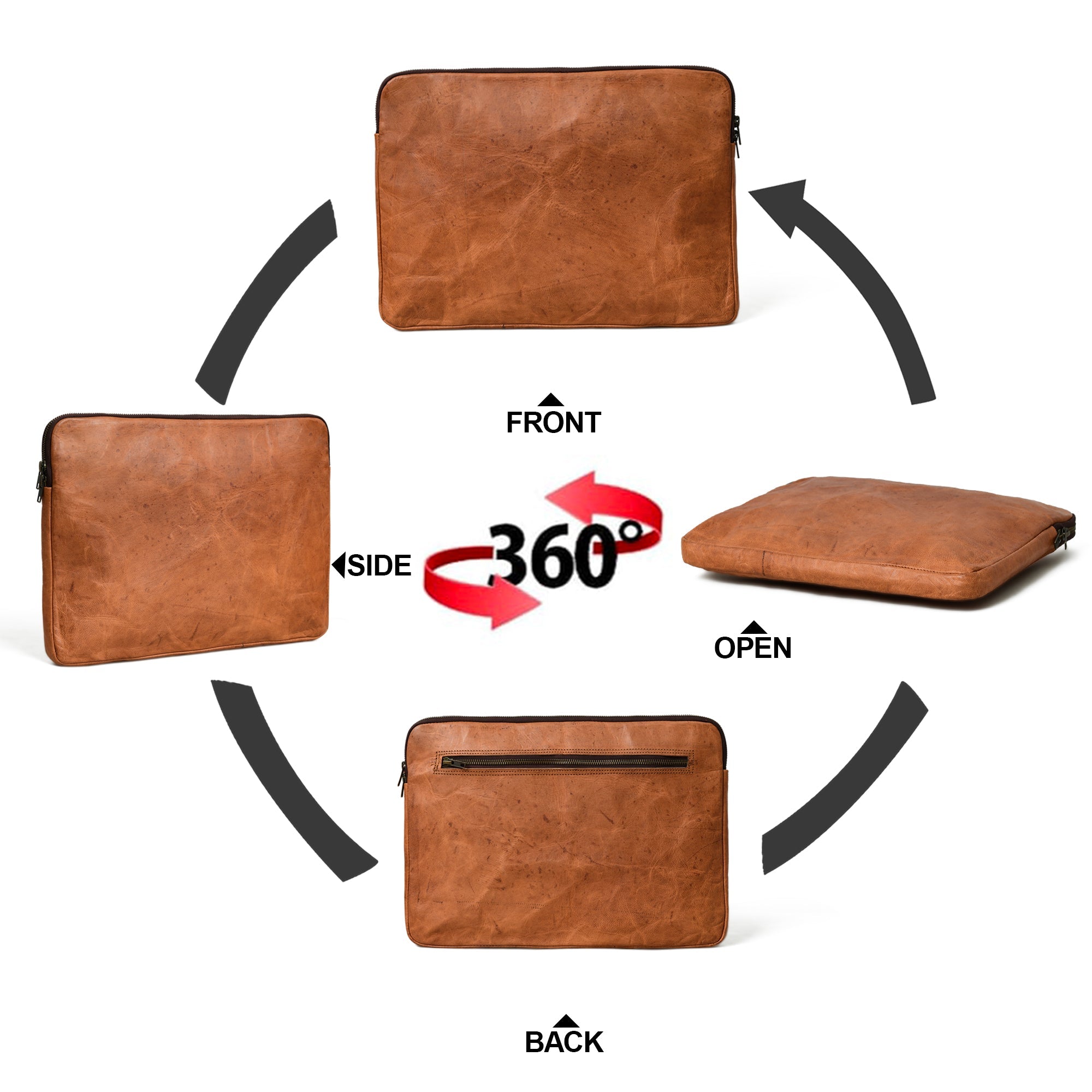 Zento Laptop Sleeve - Tan Brown thumbnail 27