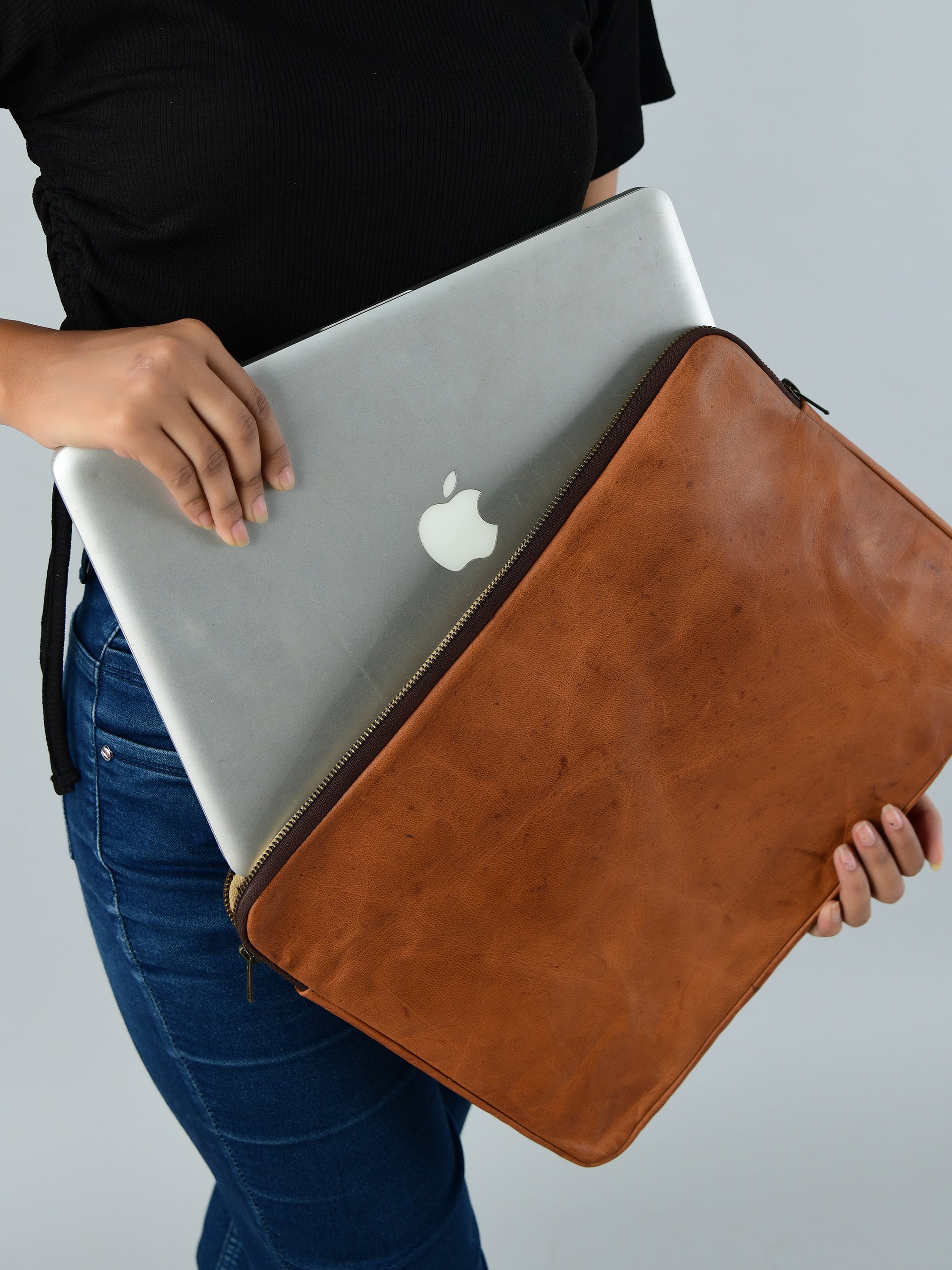 Zento Laptop Sleeve - Tan Brown thumbnail 5