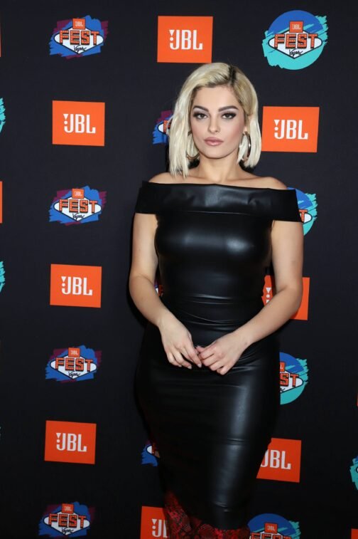 Bebe Rexha at JBL Fest 2019 - Leather Dress - Image 2