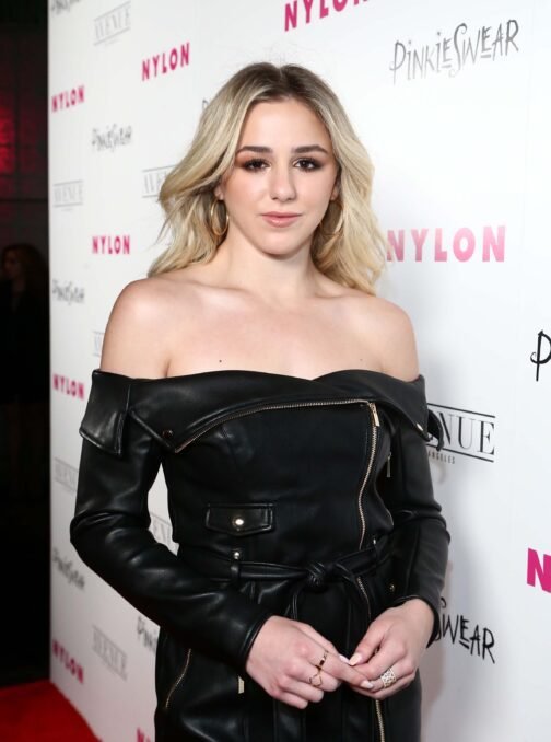 Chloe Lukasiak at NYLON Young Hollywood Party - Leather Dress - Image 2