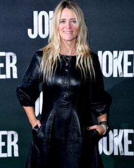 Edith Bowman at a special screening of the Joker – Leather Dress