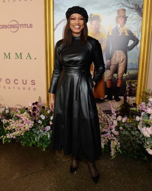 Garcelle Beauvais at Focus Features EMMA premiere - Leather Dress - Image 3