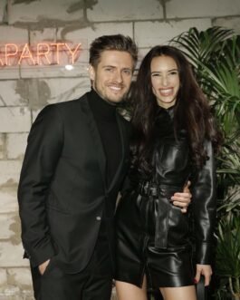 Hanna Weig at Pantaparty – Leather Dress