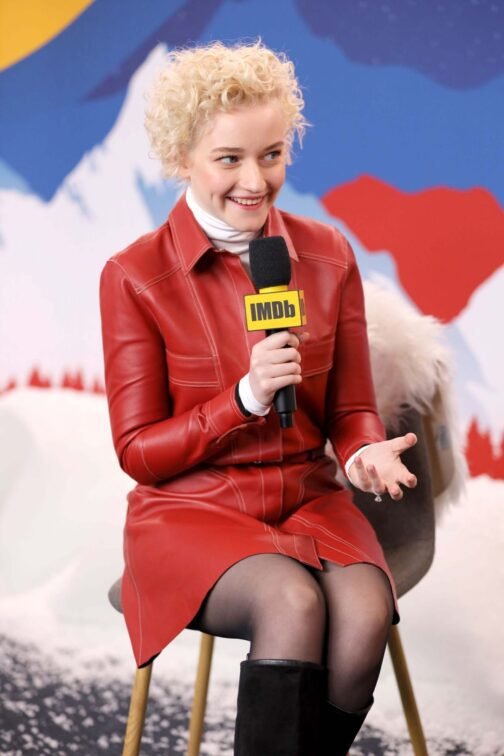 Julia Garner at the IMDb Studio - Leather Dress - Image 5